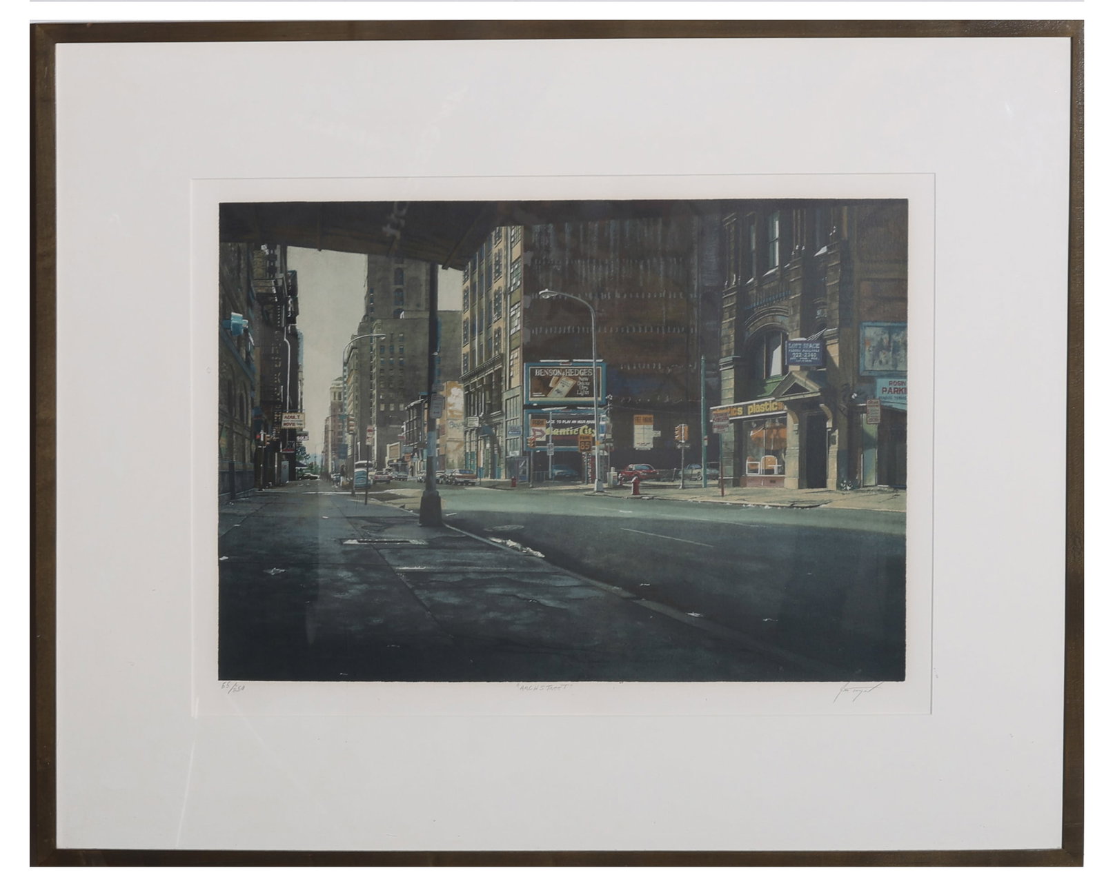 VIntage Toogood (b. 1954) "Arch Street" Serigraph (1 of 3)