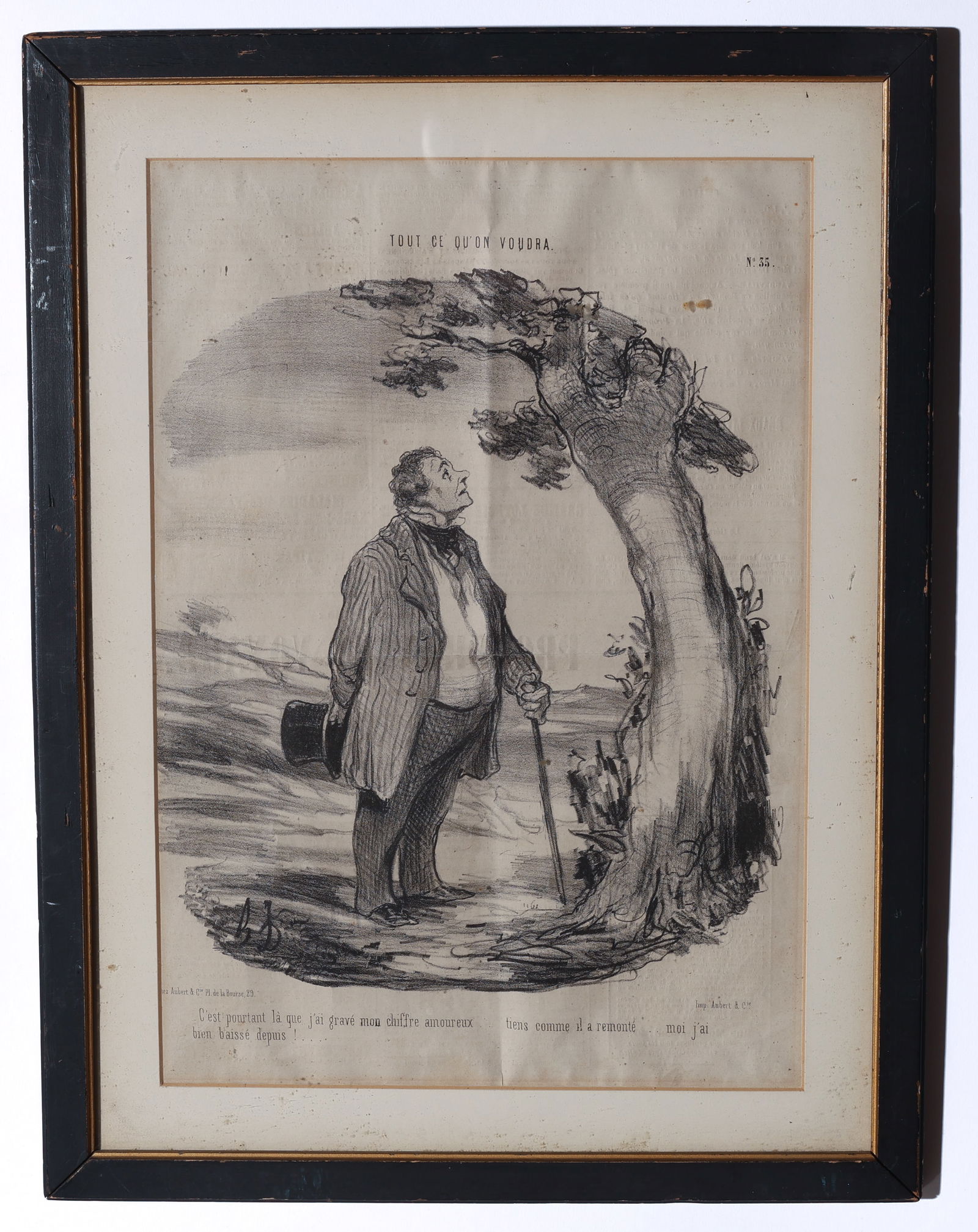 C'est pourtant la que j'ai grave mon chiffre ...1849 (1 of 2)