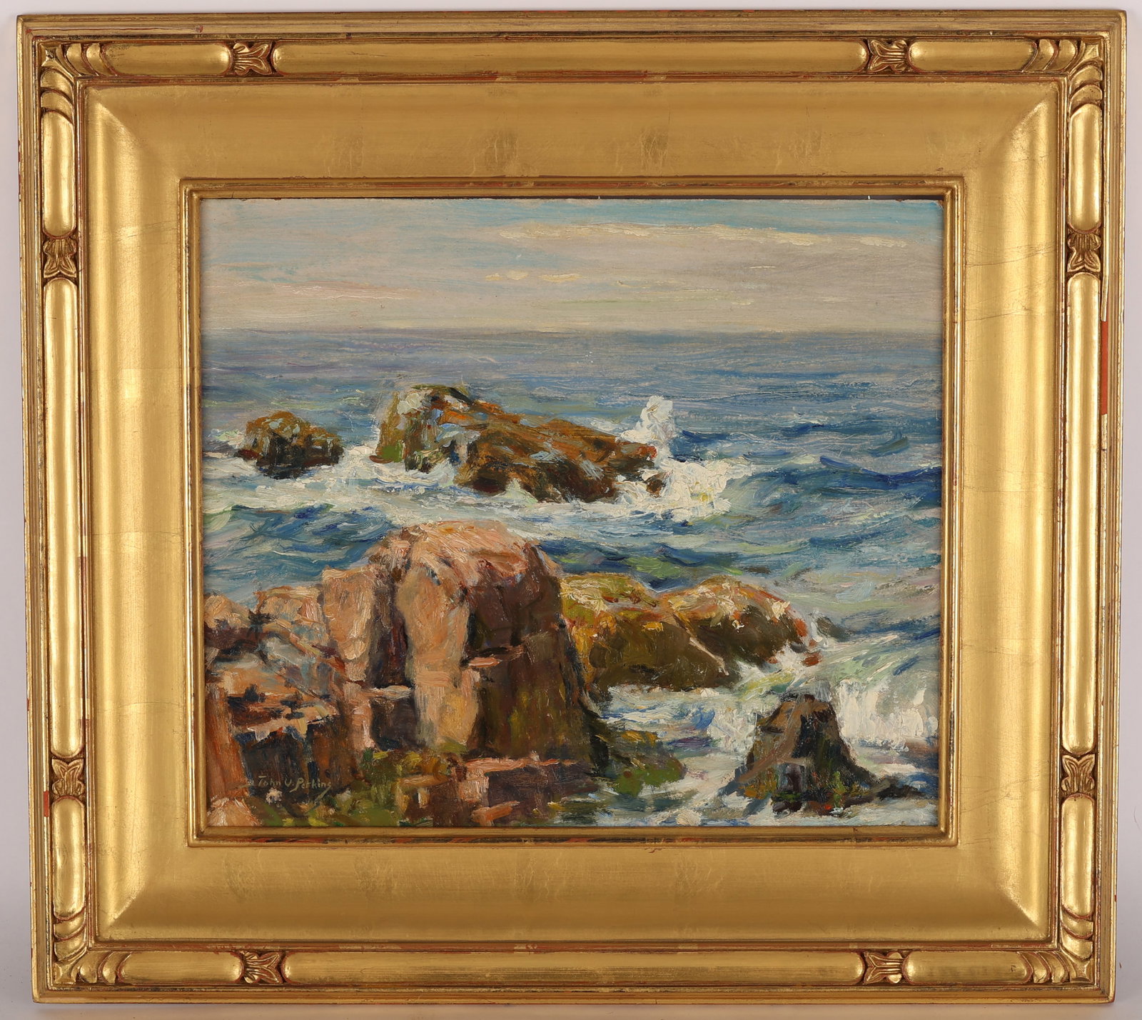 John Ure Perkins (1875-1968) "Seascape" (1 of 3)