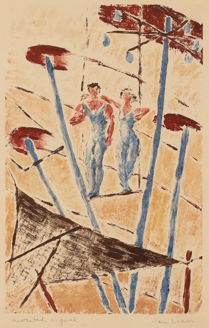 Van Loan (1904-1999) Rare Monotype (1 of 2)