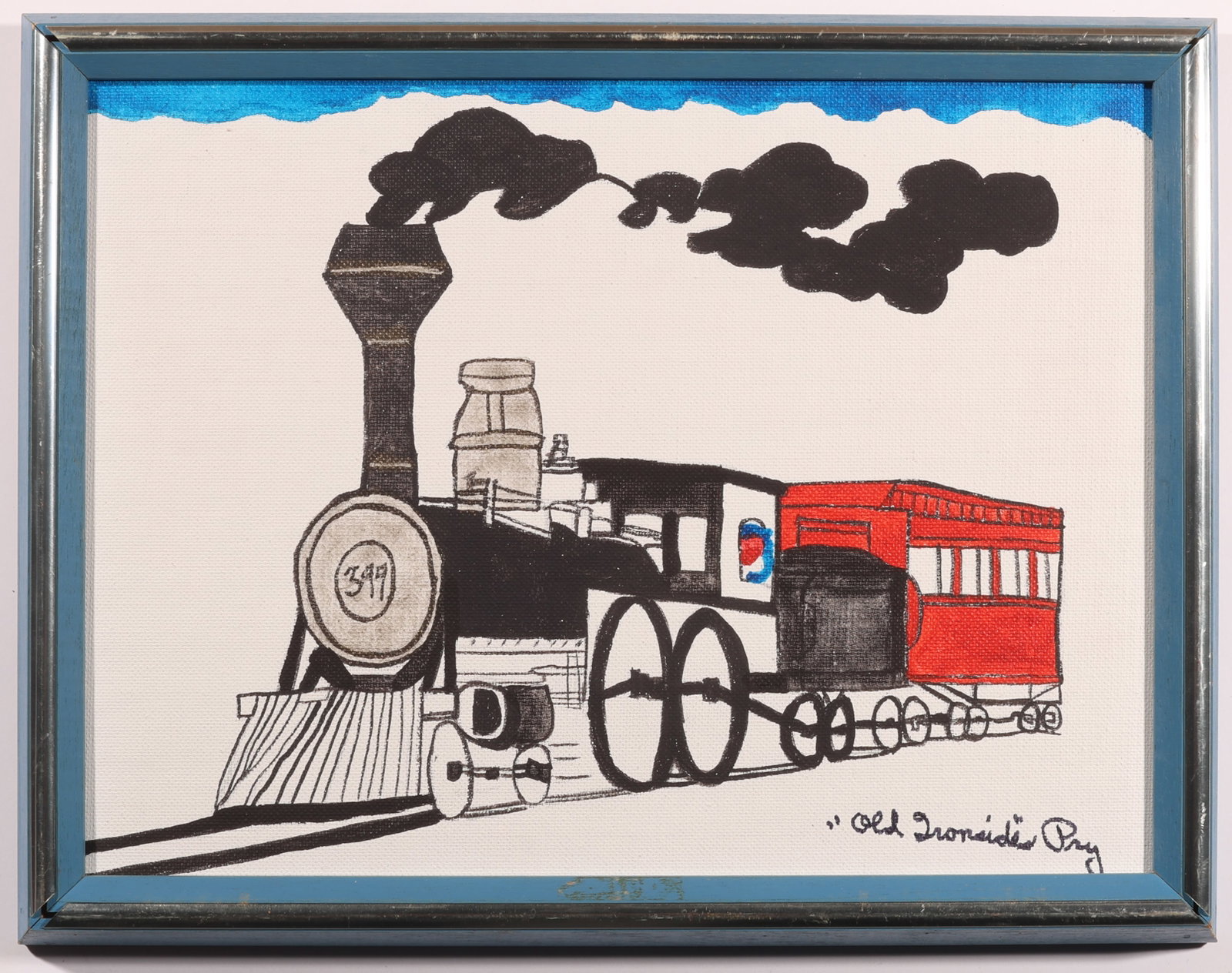 Old Ironsides Pry (1921-1987) Folk Art Painting (1 of 1)