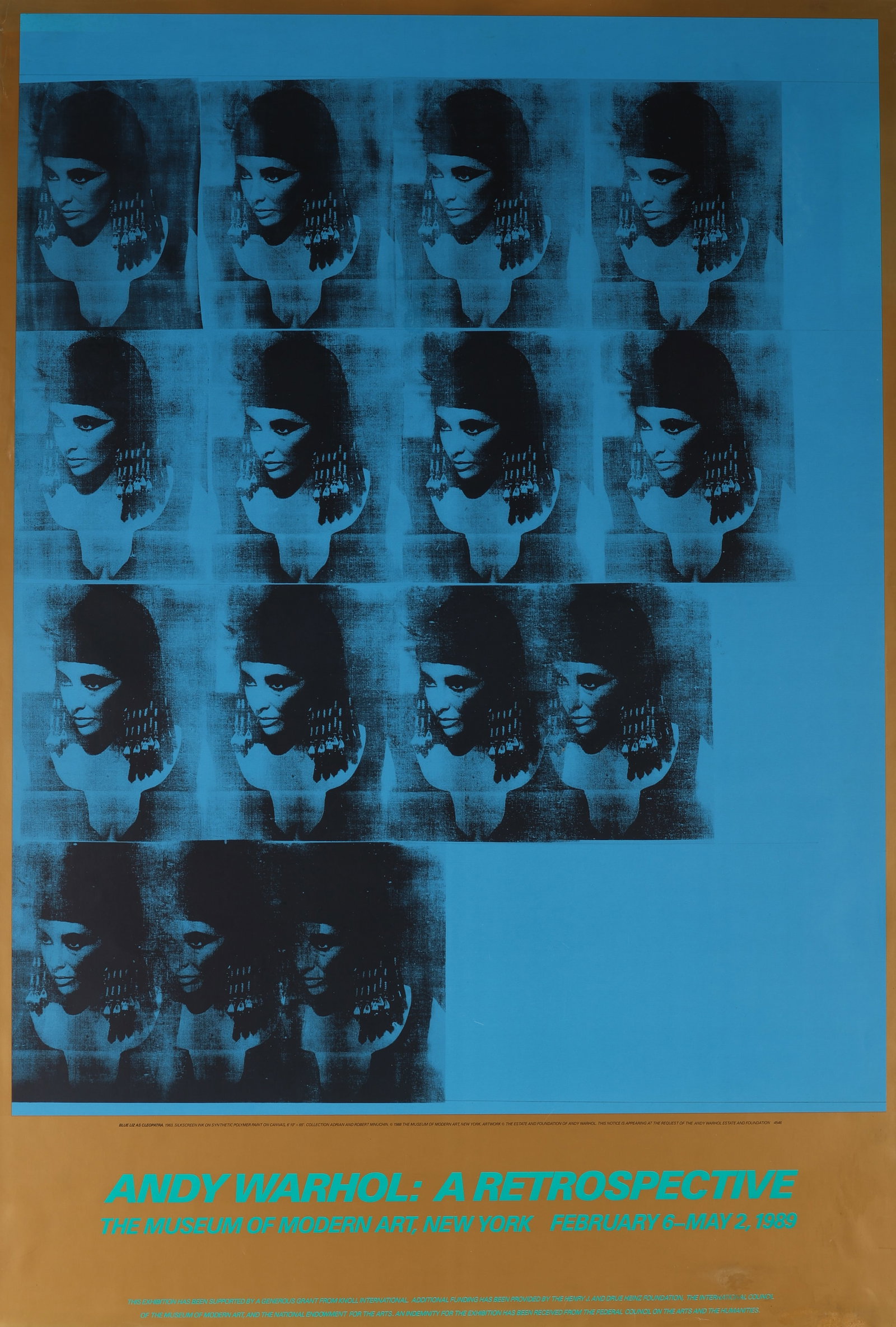 Warhol: A Retrospective Vintage Exhibition Poster (1 of 2)