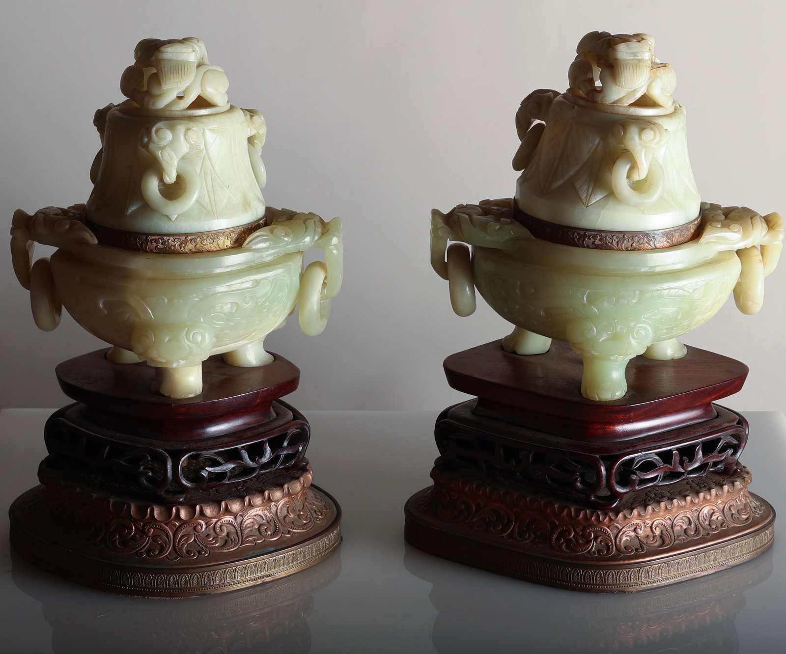 Pair of Chinese Censer Lamps (1 of 5)