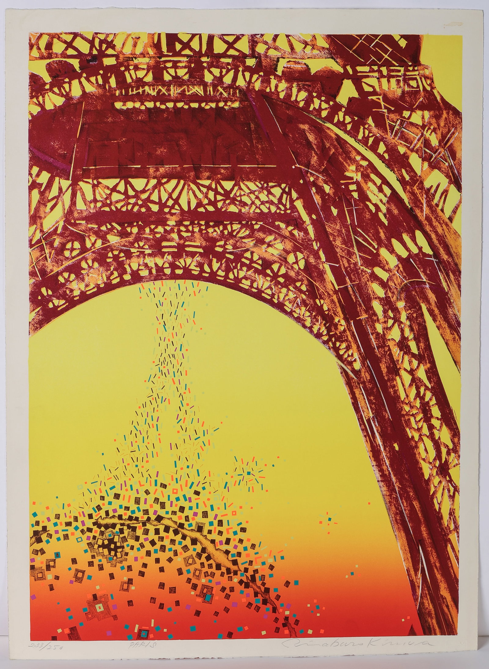 Risaburo Kimura (1924-2014) "PARIS" (1 of 3)