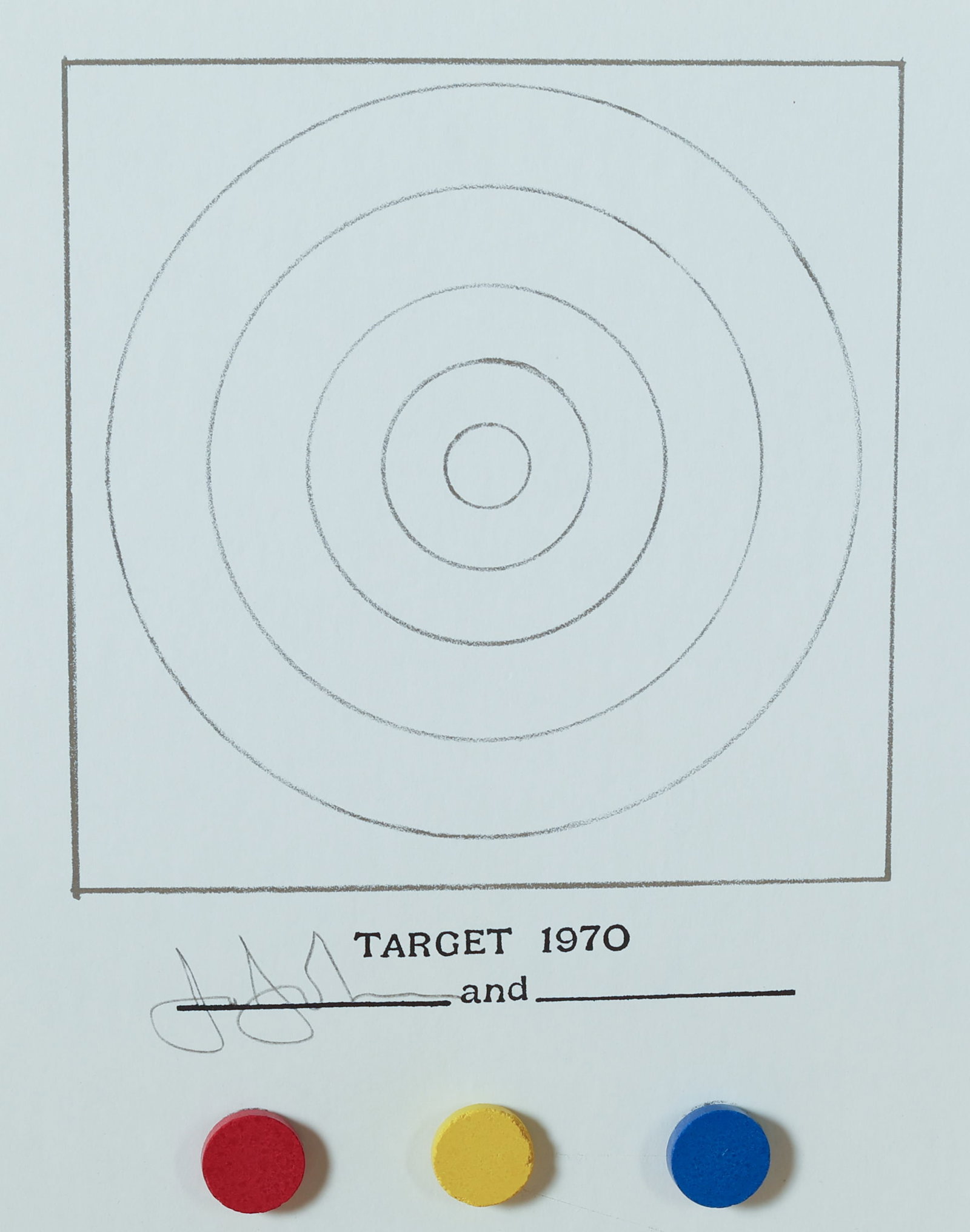 Jasper Johns 1970 "Target" (1 of 3)
