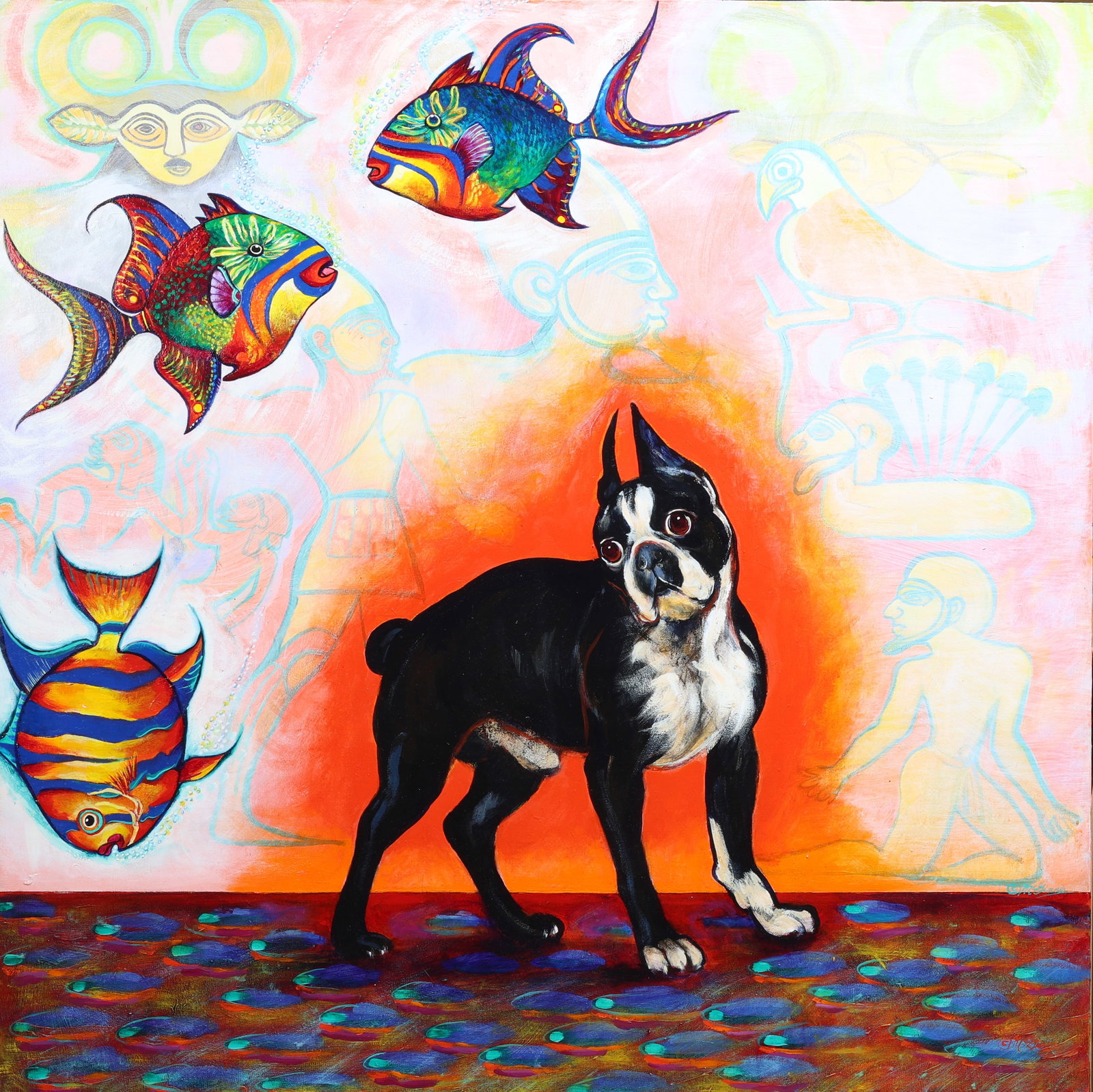 Christine McGinnis Painting: 36'' x 36'' (1 of 3)