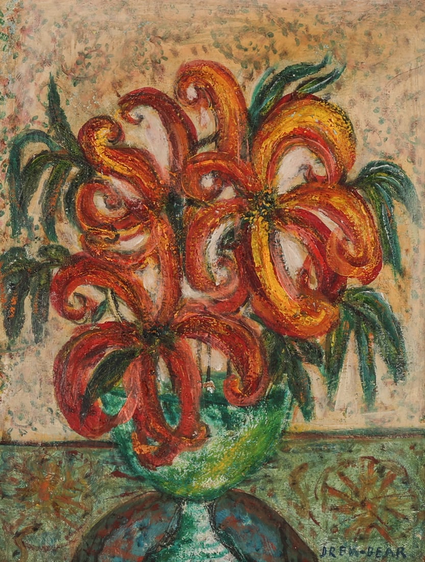Drew-Bear (1879-1962) "Still Life with Flowers" (1 of 3)