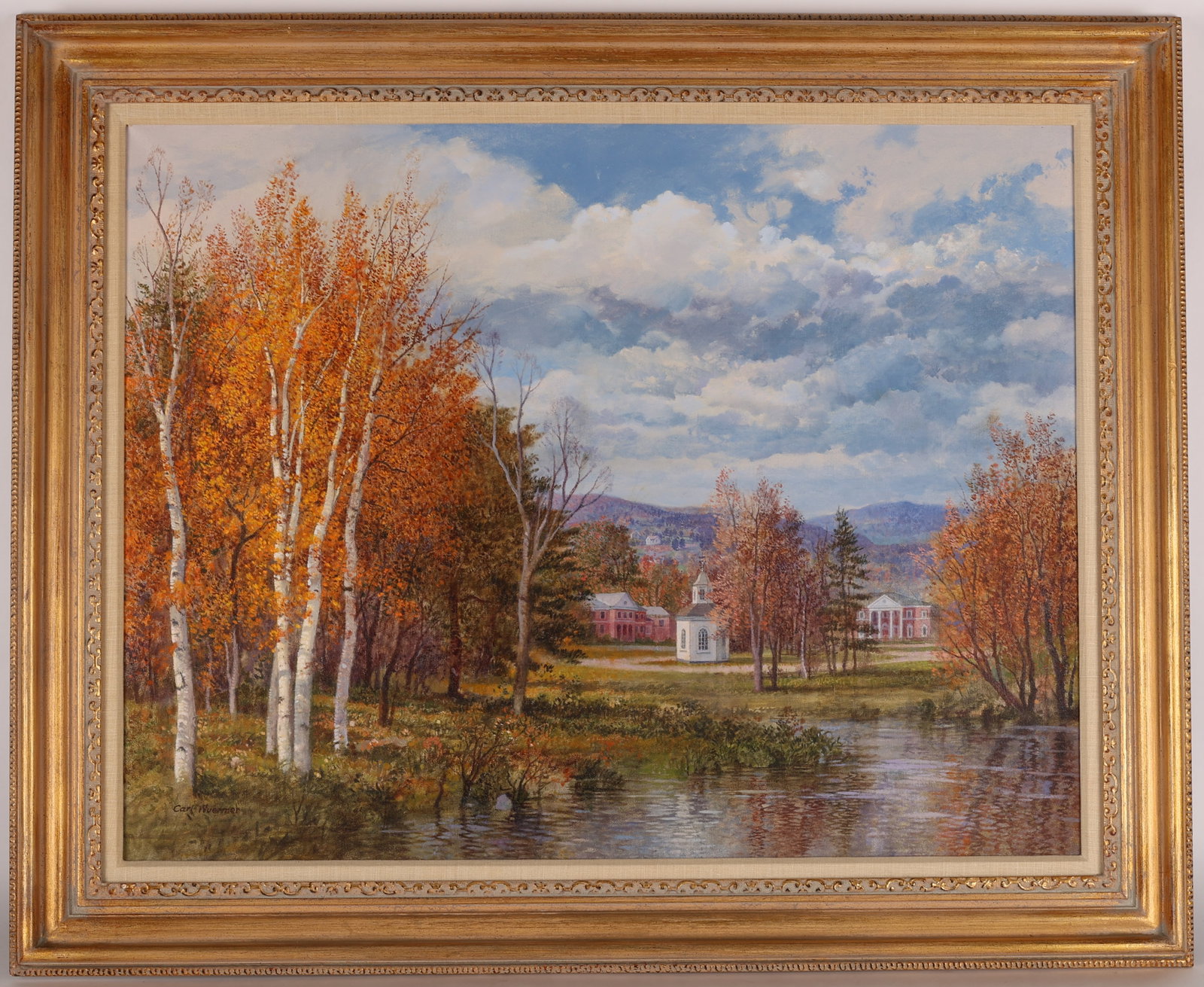 Carl Wuermer (1900-1981) "Autumn Landscape" (1 of 4)