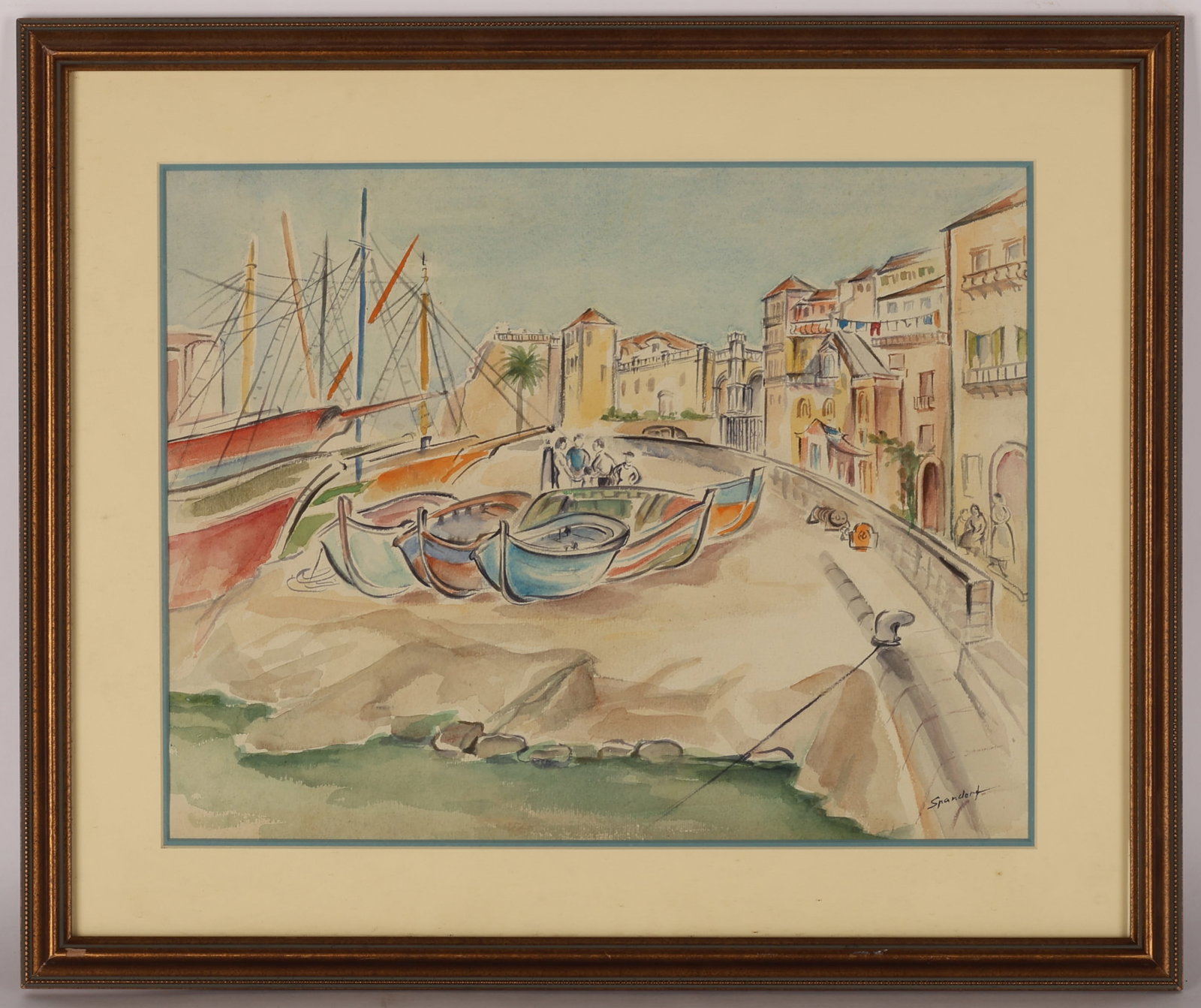 Lily Spandorf (1914-2000) Watercolor (1 of 3)