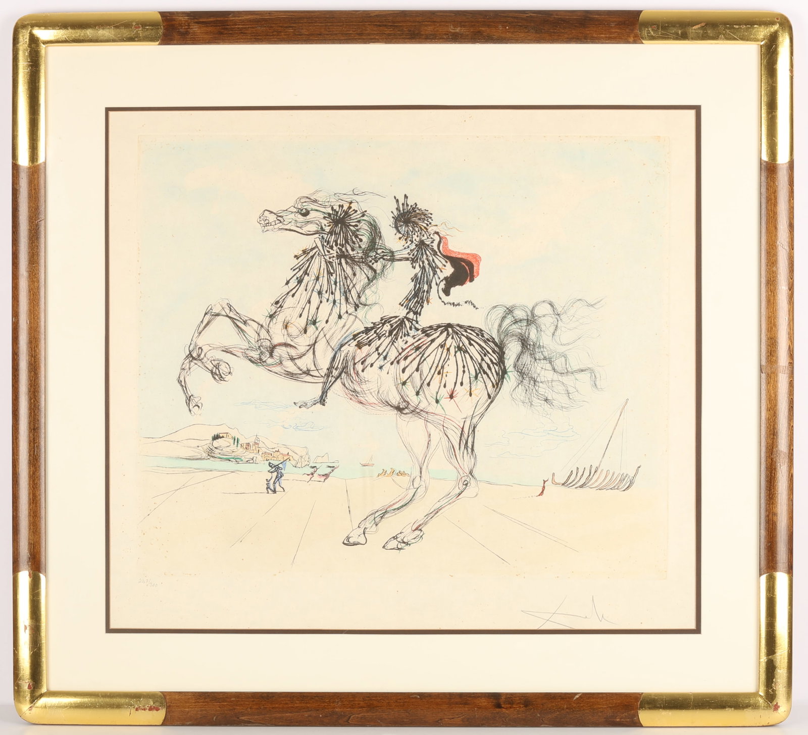Dali (1904-1989) "The Horseback Rider"