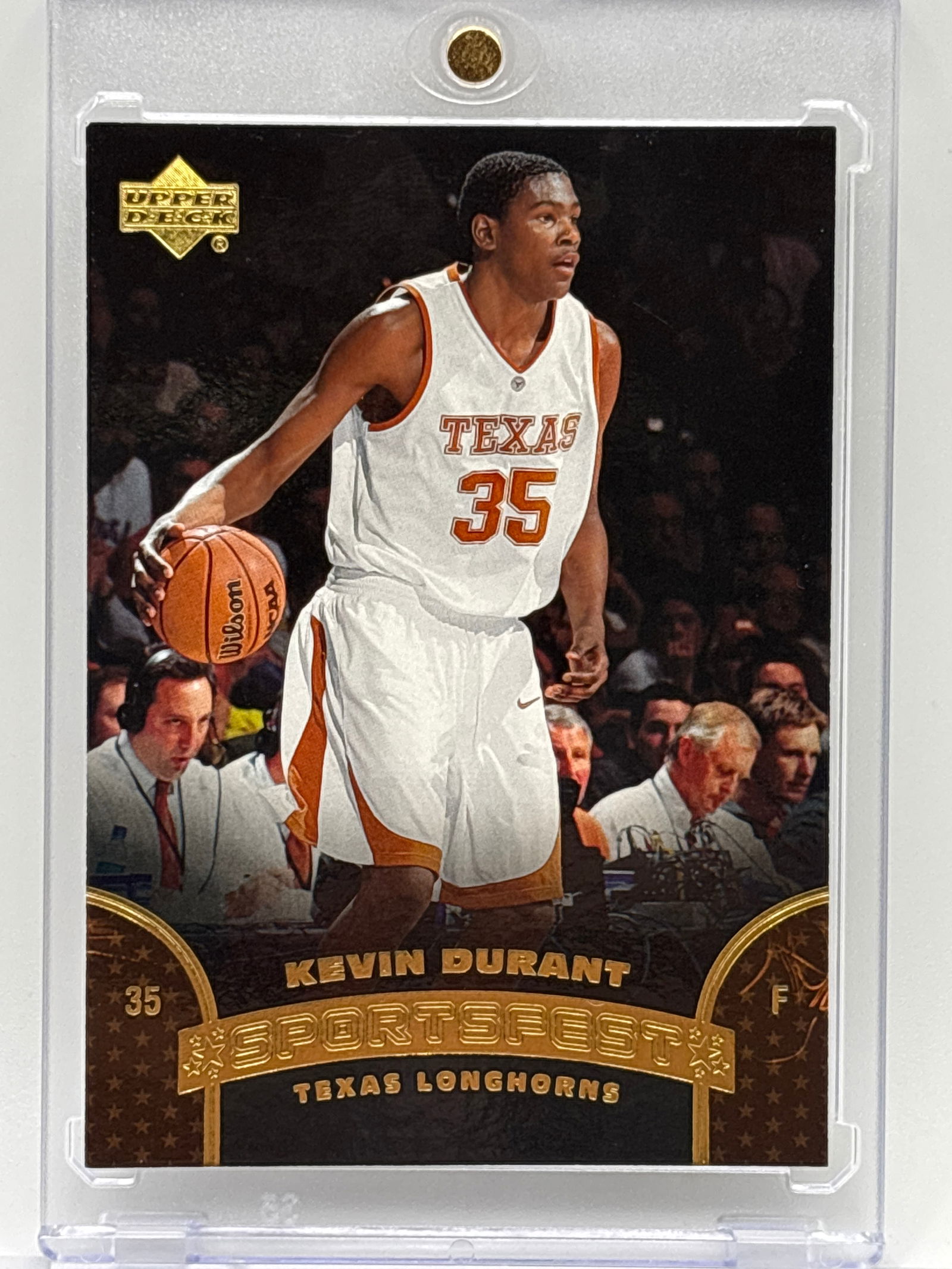 RARE 2007 UPPER DECK KEVIN DURANT SPOKESMAN SPORTSFEST SP CARD SHOW PRE-ROOKIE CARD (1 of 7)