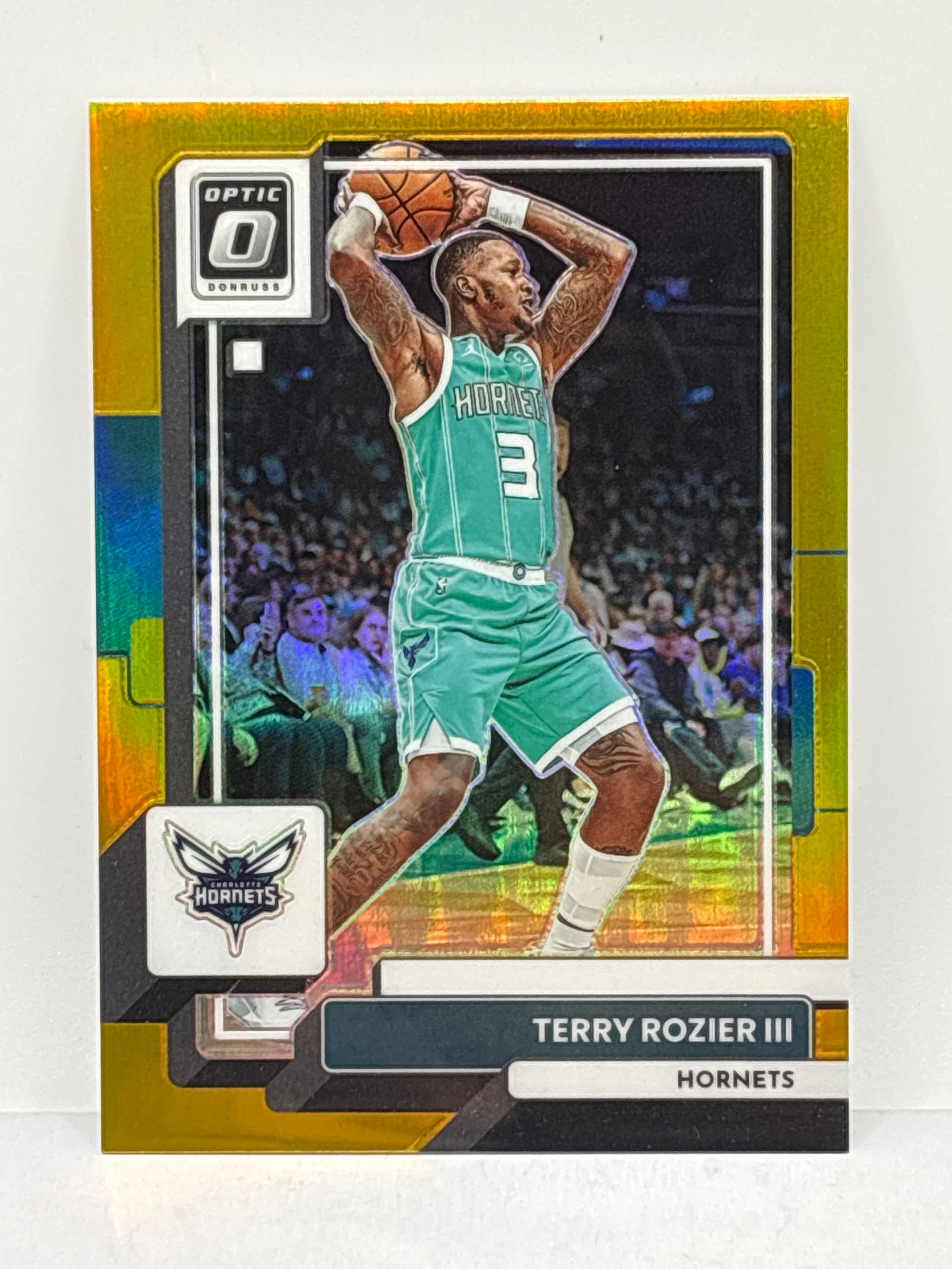 1/10 !!  2022-23 PANINI DONRUSS OPTIC TERRY ROZIER III GOLD PRIZM HOLO SP (1 of 4)
