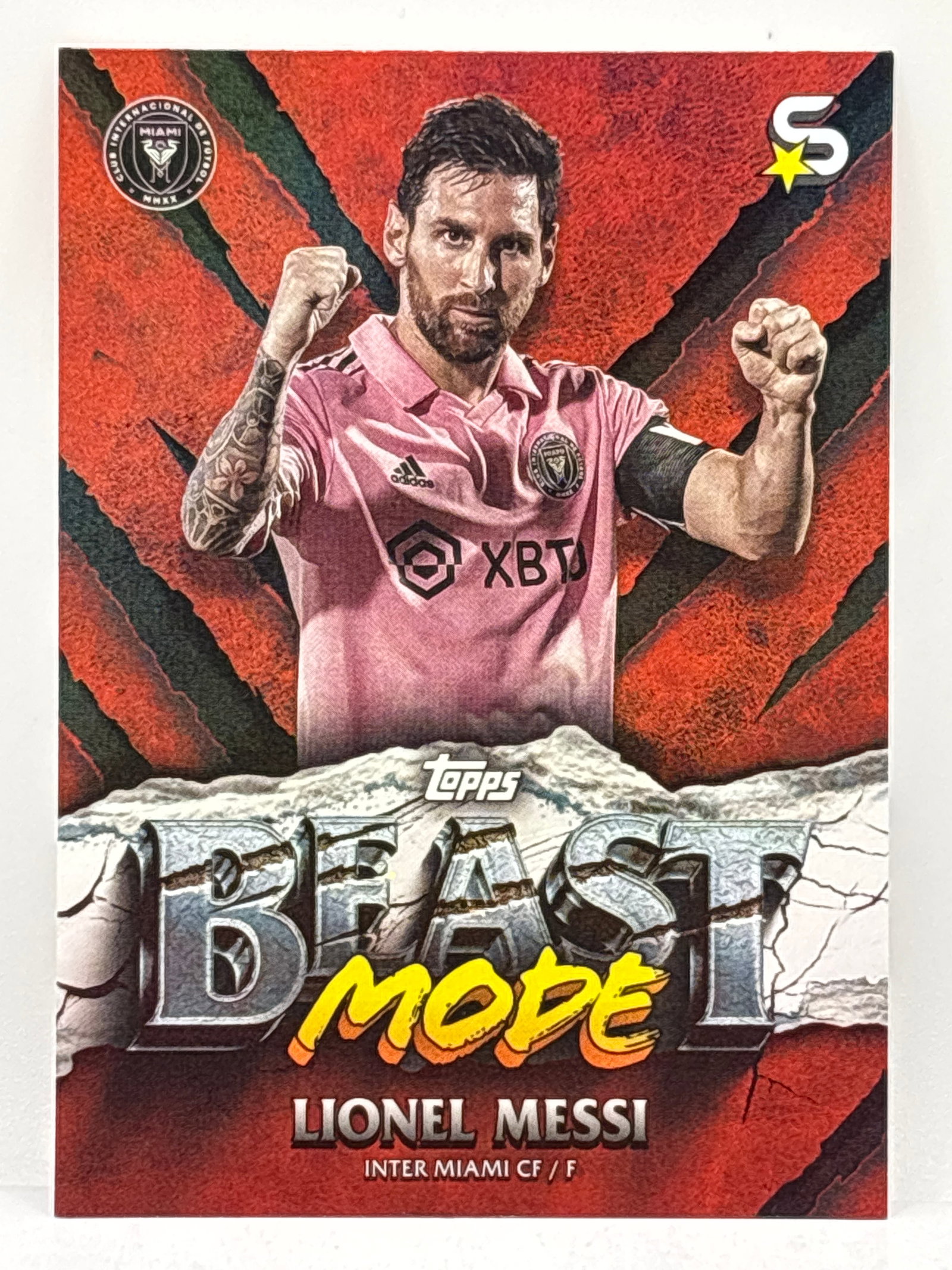 2024 TOPPS MLS SUPERSTARS LIONEL MESSI BEAST MODE INSERT: 2024 TOPPS MLS SUPERSTARS LIONEL MESSI BEAST MODE INSERT