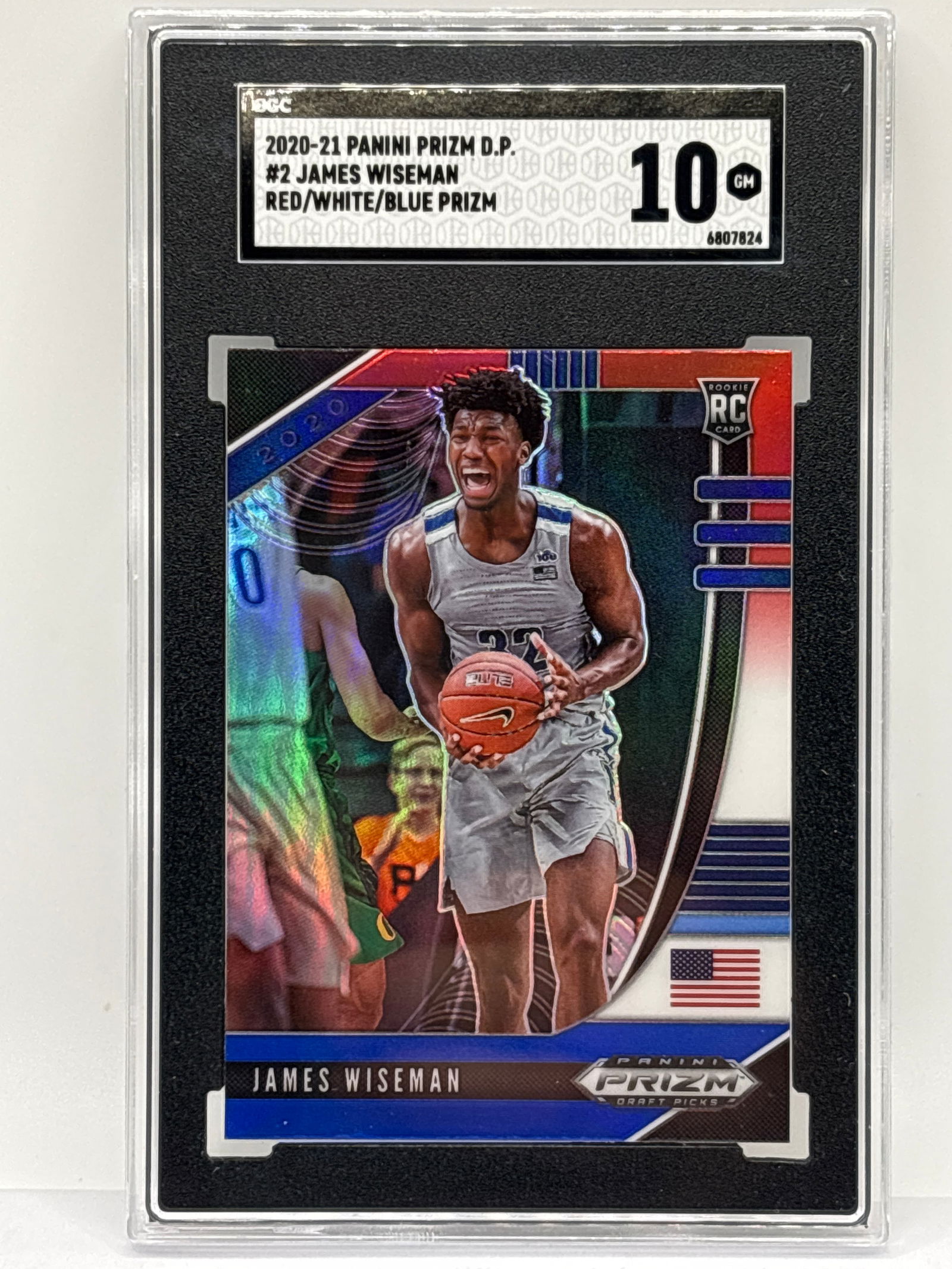 James Wiseman RC Rookie Card Auto Signatures 2020-21 Panini