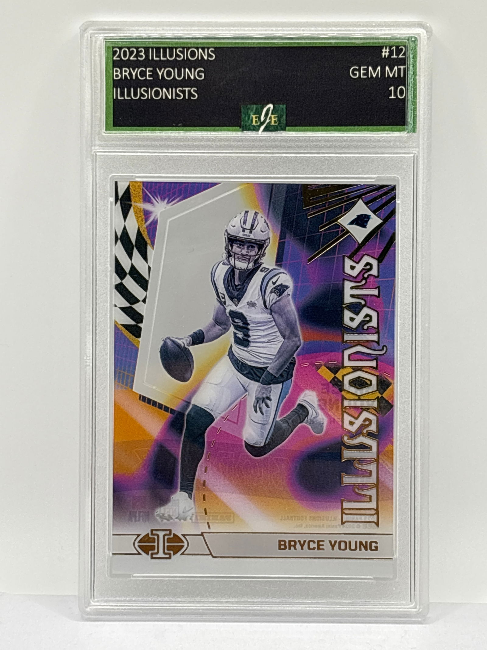 2023 PANINI ILLUSIONS BRYCE YOUNG ILLUSIONISTS ROOKIE CARD GRADED GEM MINT 10 (1 of 3)