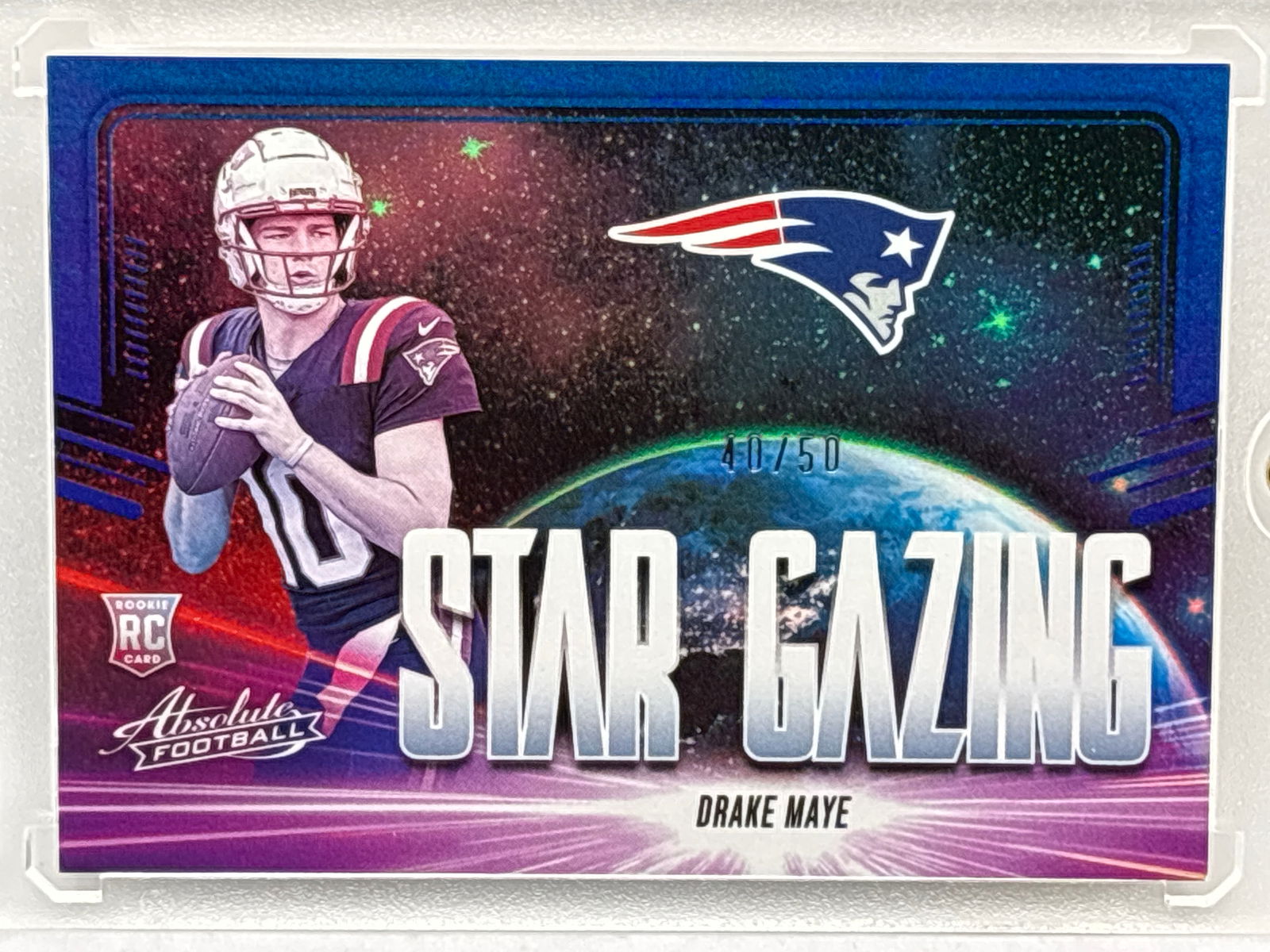 40/50!! 2024 PANINI ABSOLUTE DRAKE MAYE STAR GAZING ROOKIE CARD (1 of 4)