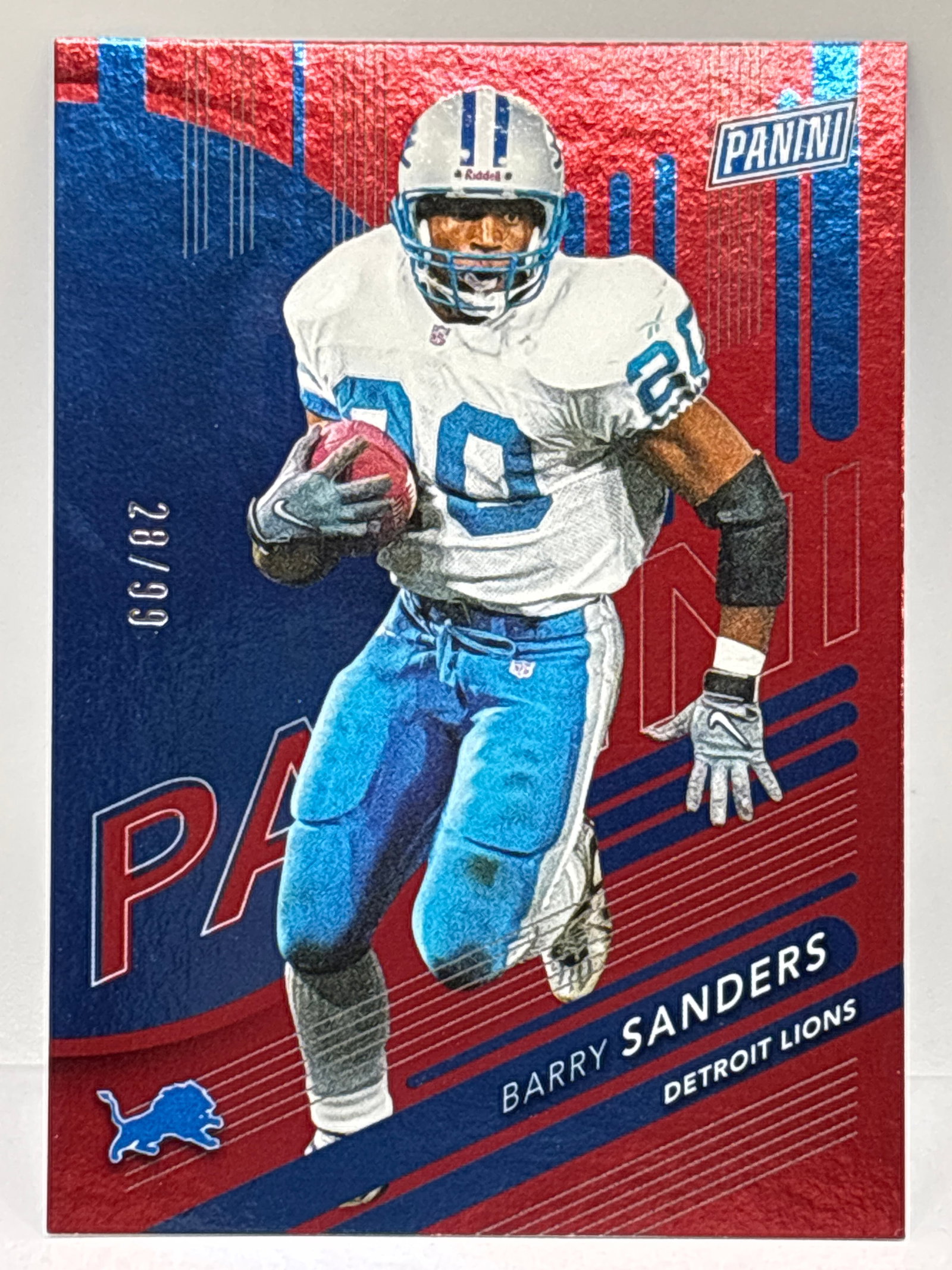 22/99!! 2024 PANINI THE NATIONAL #19 BARRY SANDERS SP: 22/99!! 2024 PANINI THE NATIONAL #19 BARRY SANDERS SP