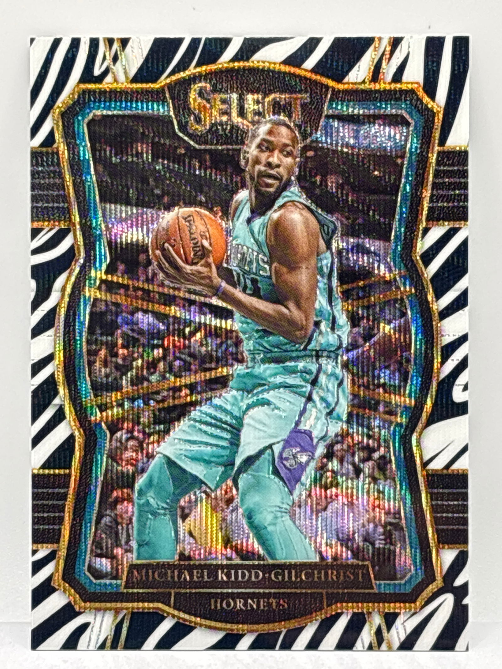 2017-18 PANINI SELECT PREMIER LEVEL MICHAEL KIDD-GILCHRIST TIGER PRINT PRIZM HOLO (1 of 4)