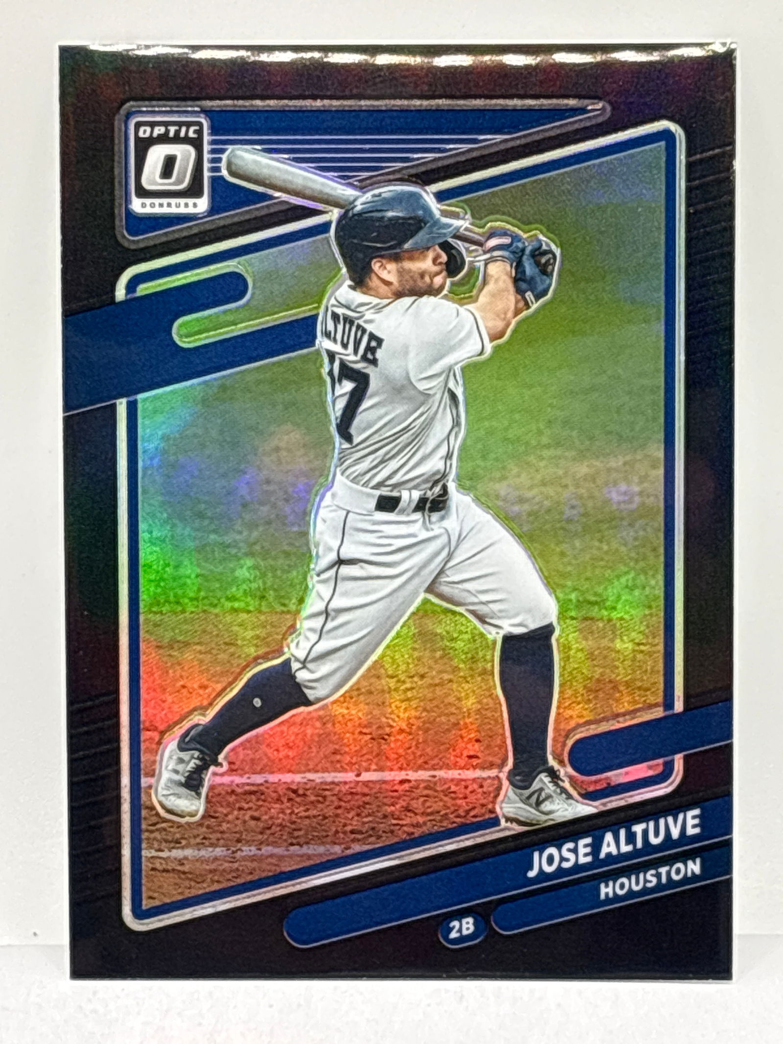 23/25!!! 2021 PANINI DONRUSS OPTIC JOSE ALTUVE BLACK PRIZM HOLO: 23/25!!! 2021 PANINI DONRUSS OPTIC JOSE ALTUVE BLACK PRIZM HOLO