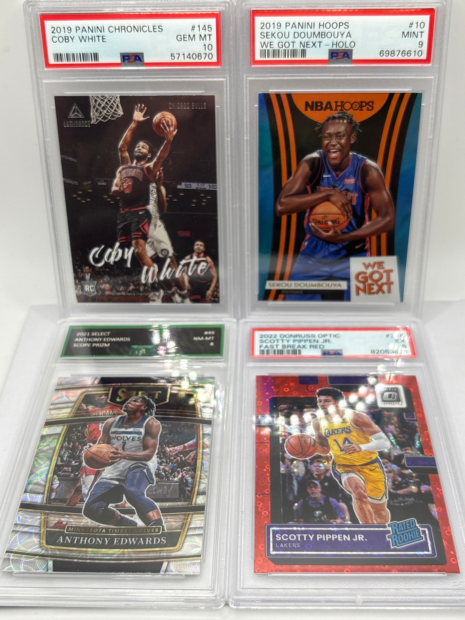 NBA SUPERSTAR 4 CARD SLAB LOT (1 of 4)