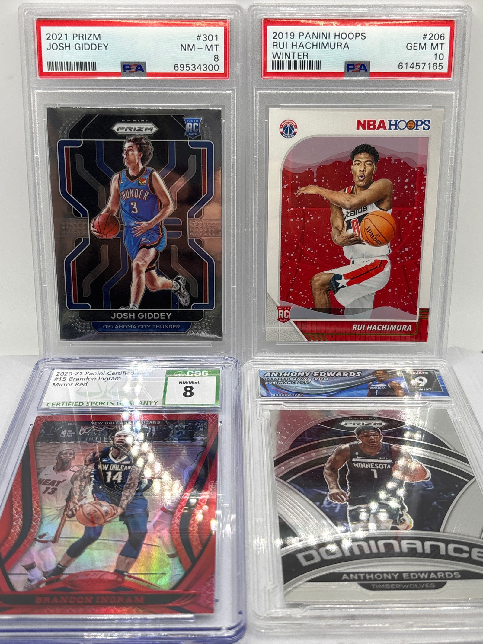 NBA SUPERSTAR 4 CARD SLAB LOT (1 of 5)