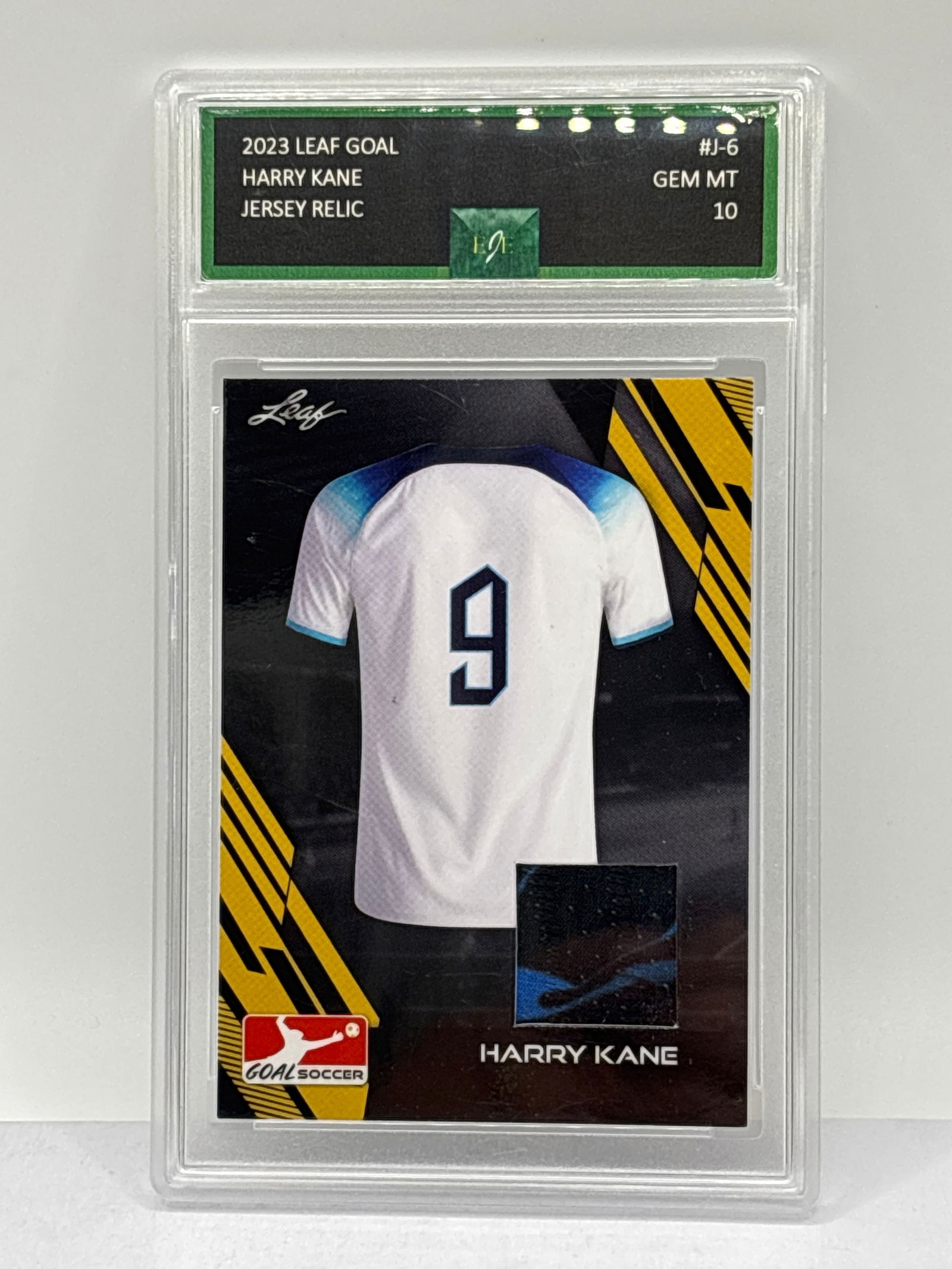 2023 LEAF GOAL HARRY KANE GOAL SOCCER JERSEY RELIC (1 of 4)