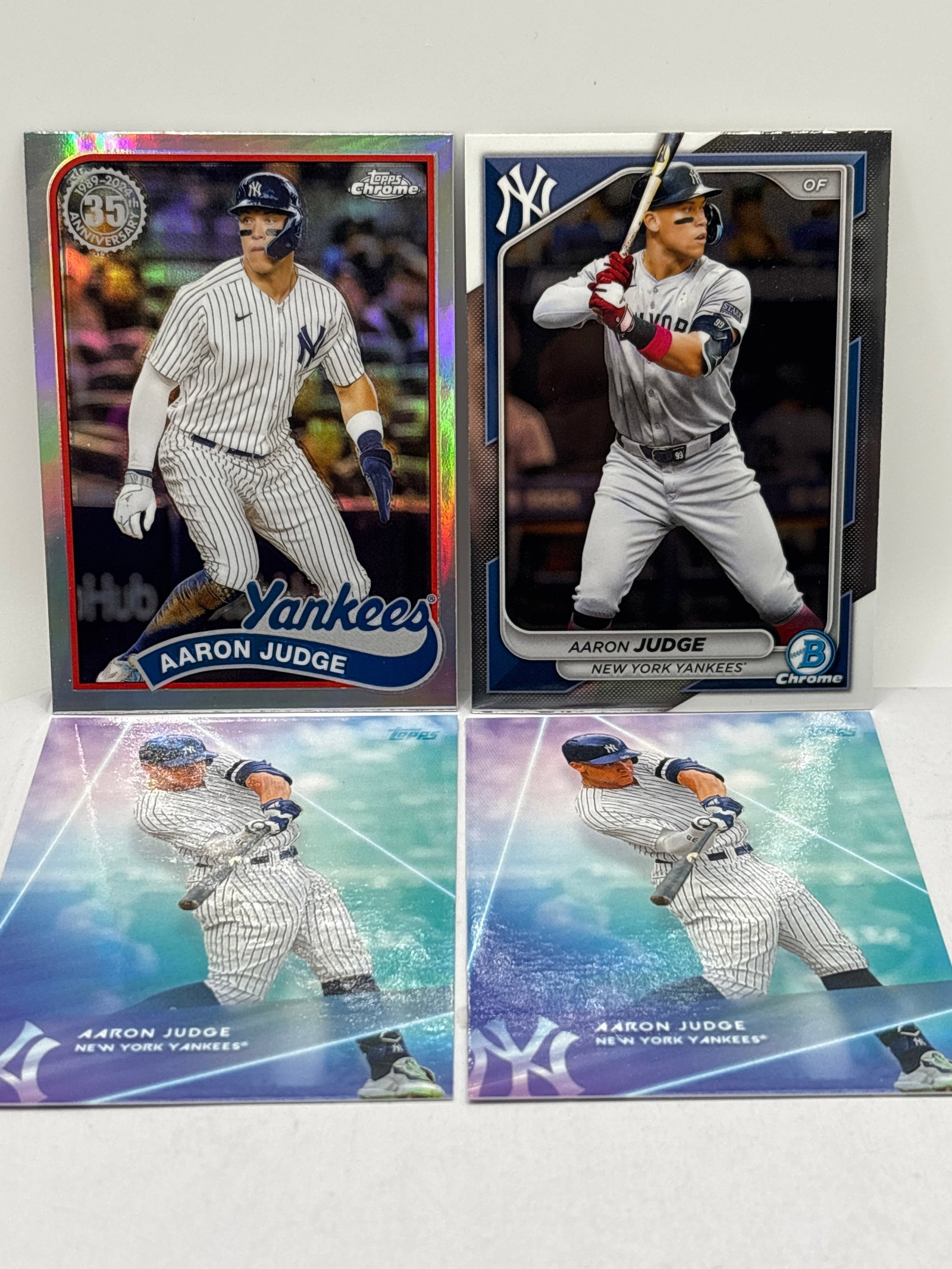 AARON JUDGE 4 CARD LOT: AARON JUDGE 4 CARD LOT