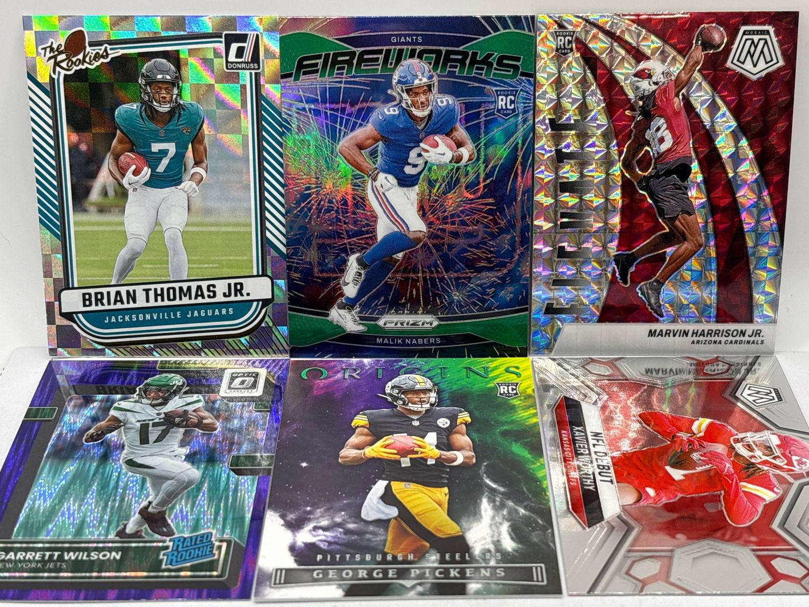 NFL SUPERSTAR SP INSERT ROOKIE CARD LOT (1 of 7)