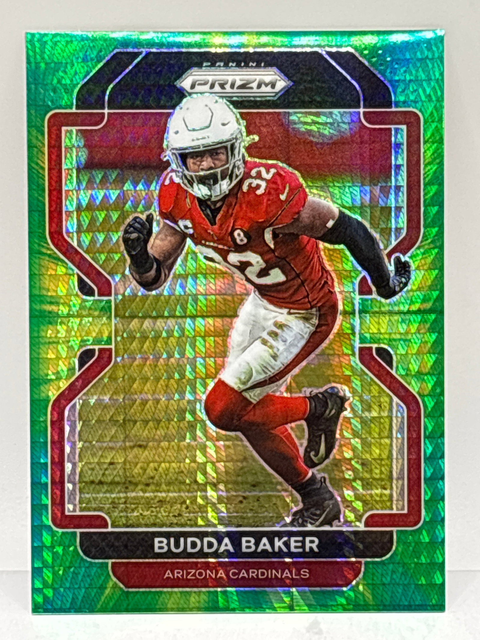 85/175!! 2021 PANINI PRIZM BUDA BAKER GREEN HYPER PRIZM HOLO (1 of 3)