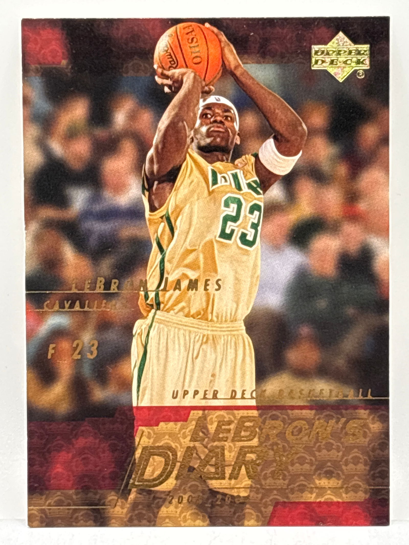 2003 UPPER DECK LEBRONS DIARY LEBRON JAMES ROOKIE CARD (1 of 2)