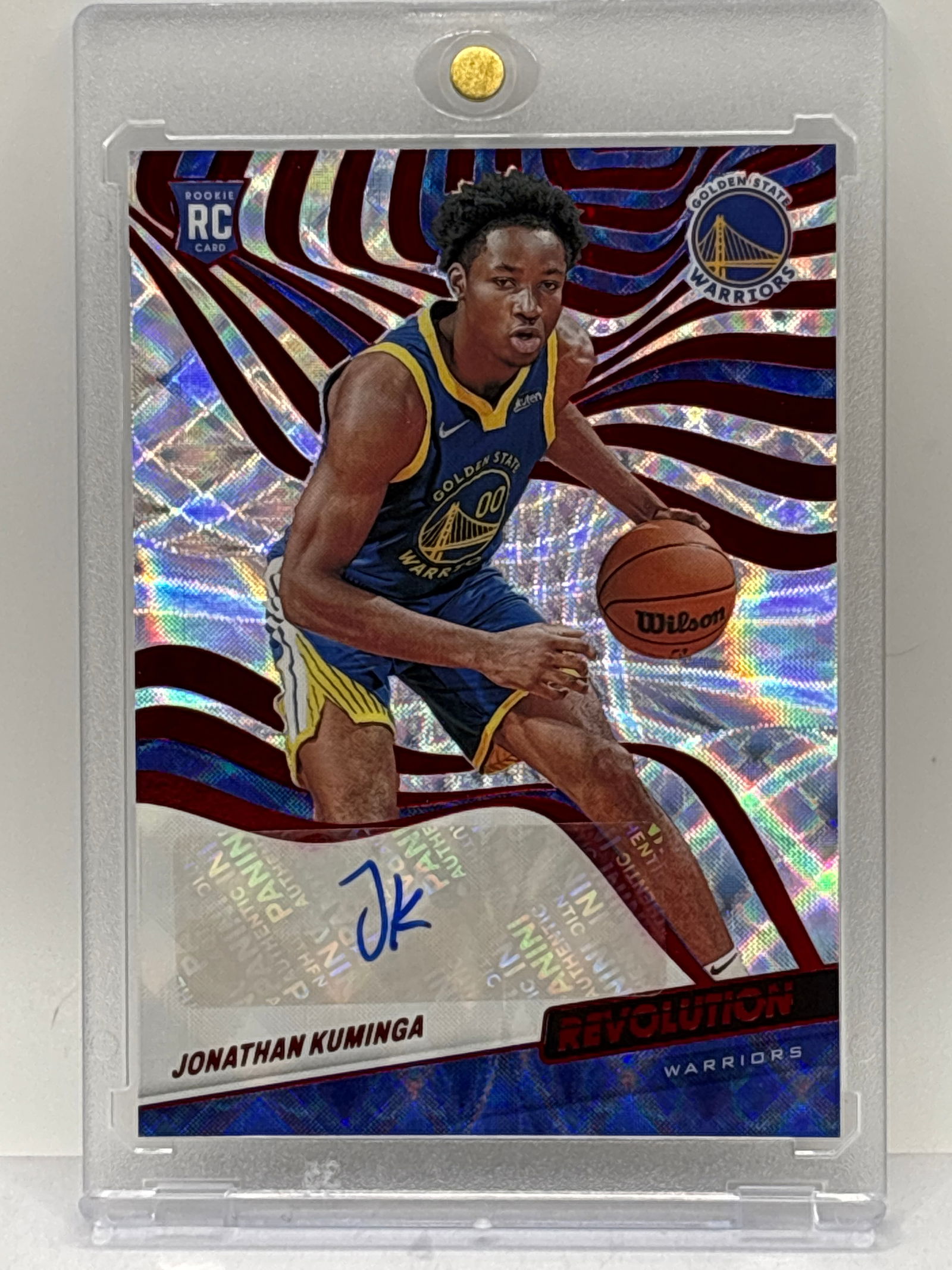2021-22 PANINI REVOLUTION JONATHAN KUMINGA AUTOGRAPHED ROOKIE CARD ASIA SP (1 of 4)