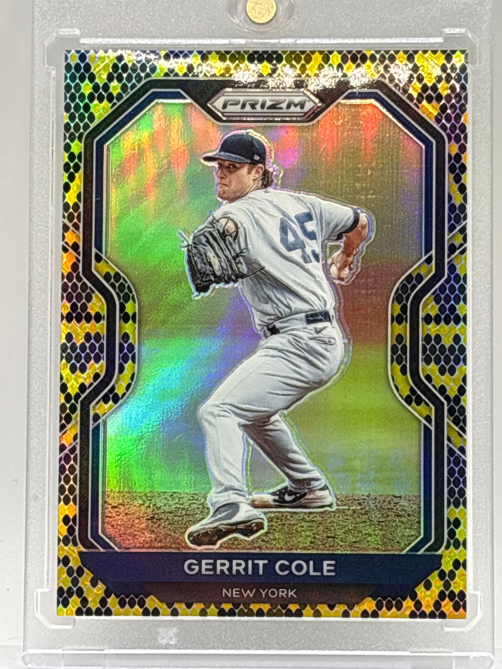 2/50!! 2021 PANINI PRIZM GERRIT COLE SNAKESKIN PRIZM HOLO SSP (1 of 7)