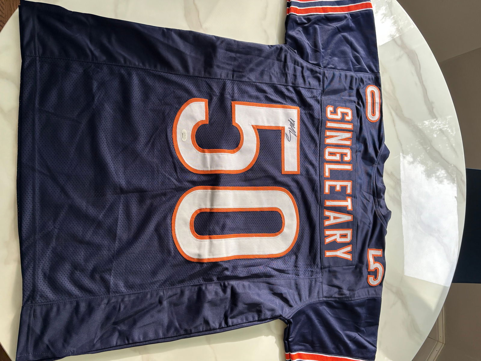 AUTHENTIC MIKE SINGLETARY AUTOGRAPHED JERSEY (1 of 6)