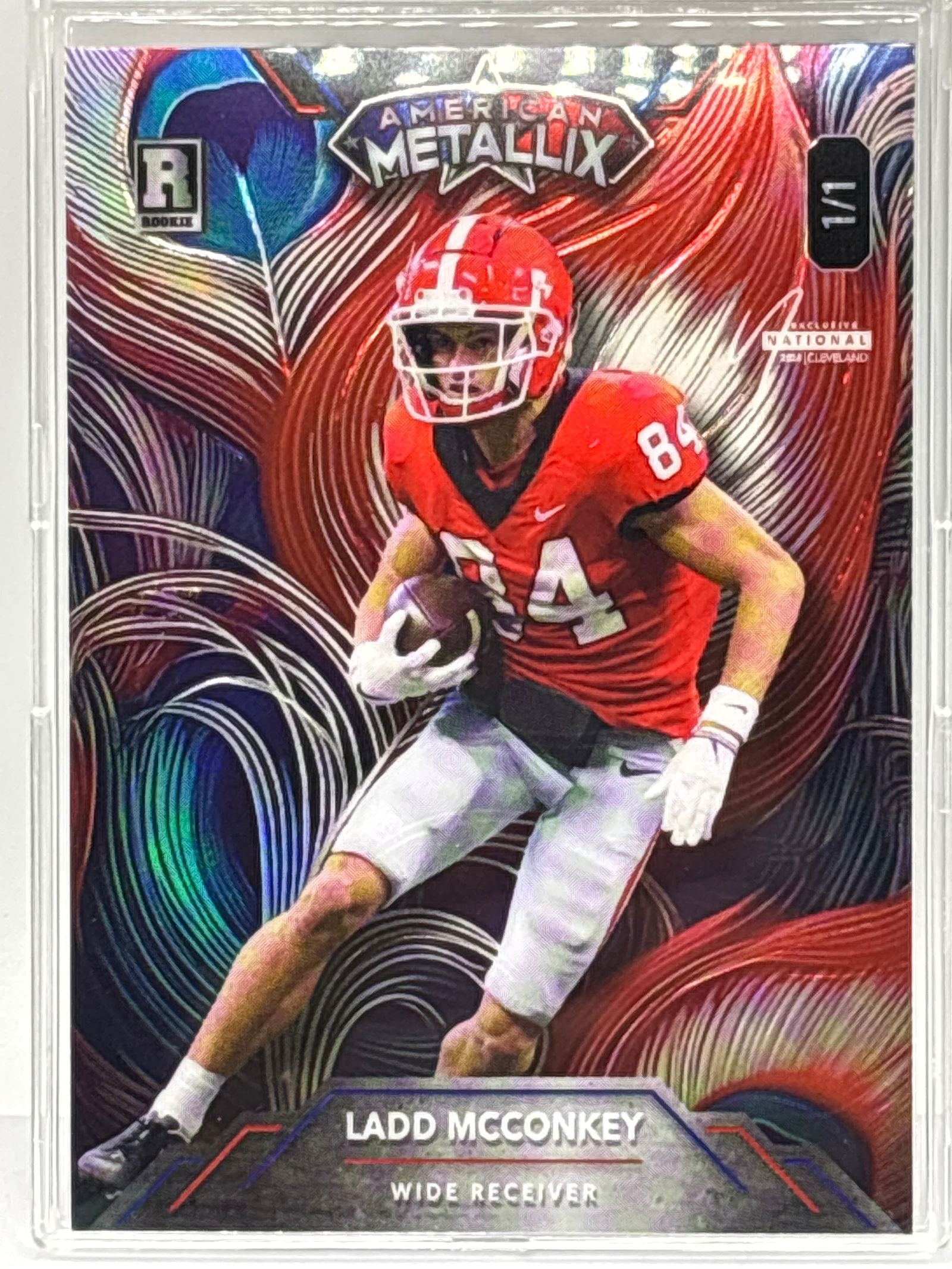 1/1!! 2023 WC AMERICAN METALLIX LADD MCCONKEY ROOKIE CARD (1 of 3)