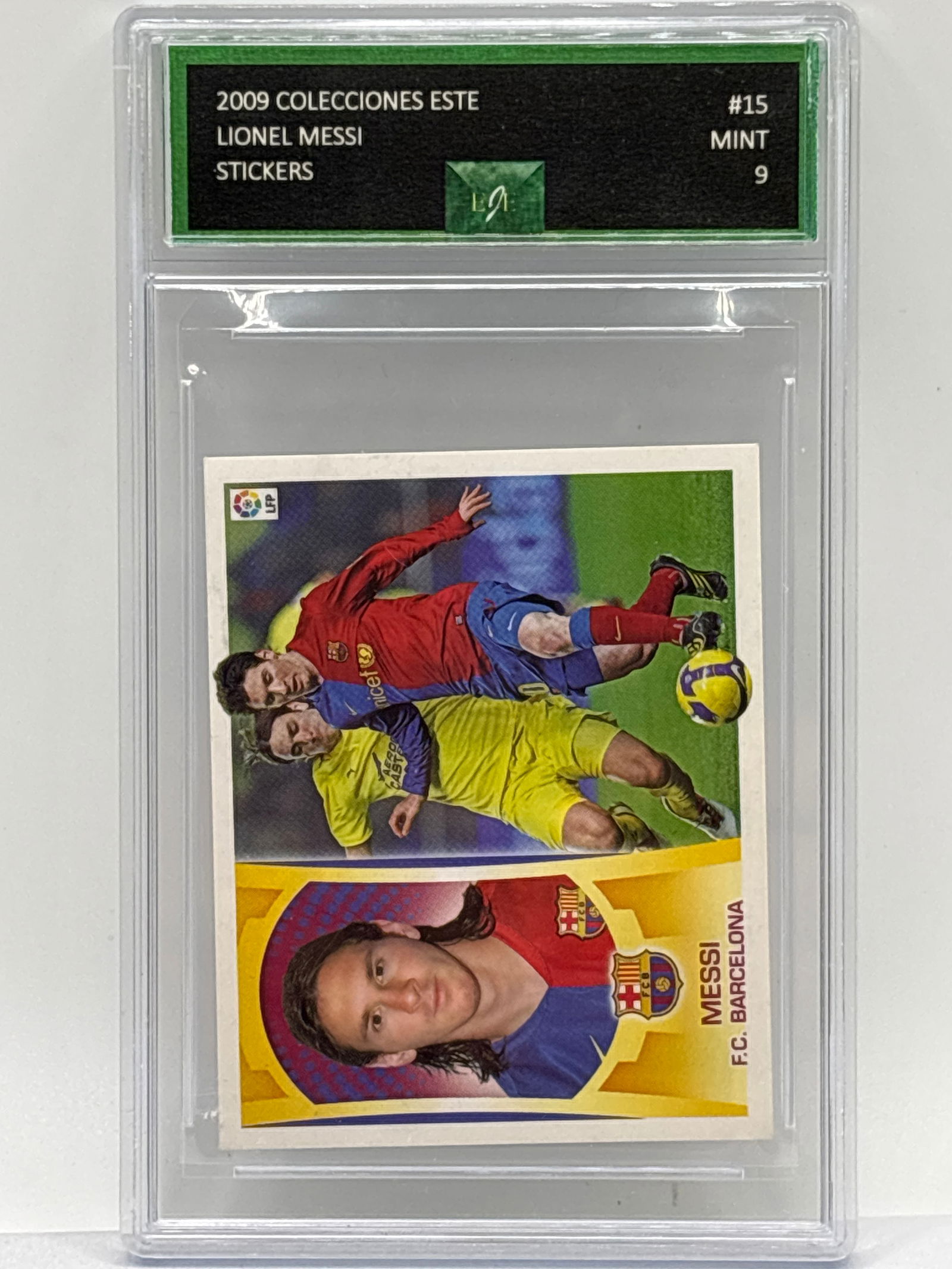 2009 COLECCIONES ESTE LIONEL MESSI STICKER CARD EJE MINT 9 (1 of 3)
