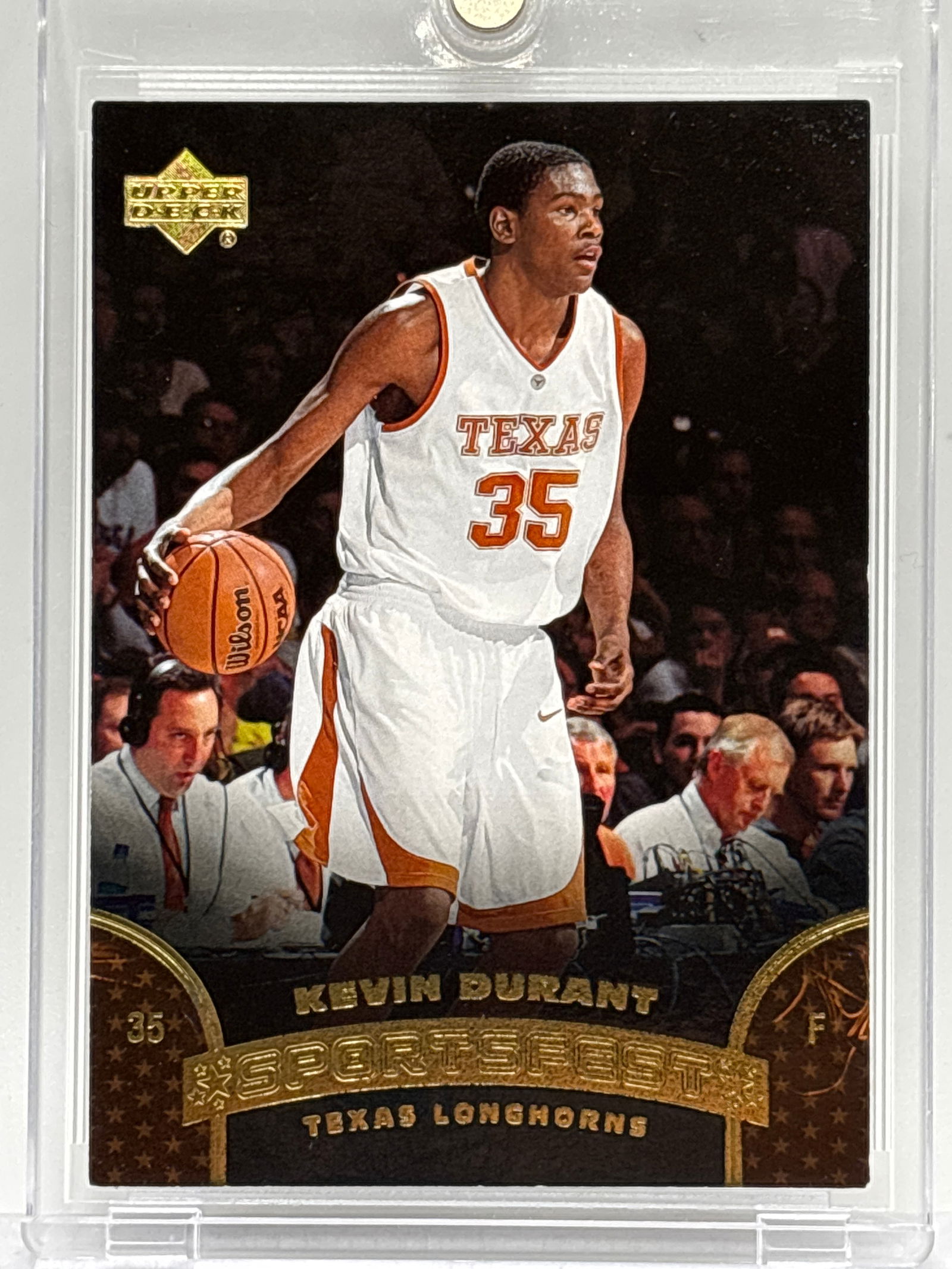 SUPER RARE 2007 UPPER DECK KEVIN DURANT GOLD SPORTSFEST INSERT ROOKIE CARD (1 of 4)