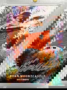 2021 PANINI CHRONICLES ORIGINS RYAN MOUNTCASTLE SILVER ON-CARD AUTOGRAPH: 2021 PANINI CHRONICLES ORIGINS RYAN MOUNTCASTLE SILVER ON-CARD AUTOGRAPH