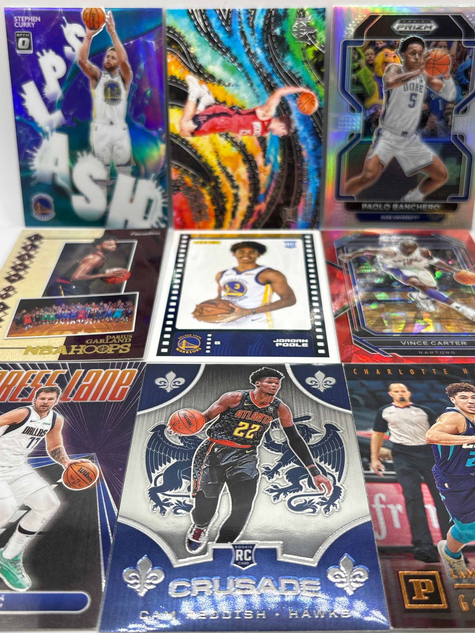 NBA SUPERSTAR PRIZM INSERT ROOKIE LOT (1 of 10)