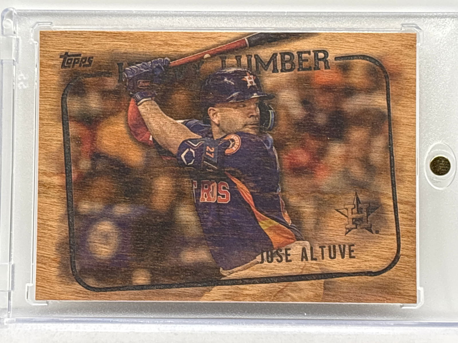 SSP CASE HIT!! 2023 TOPPS JOSE ALTUVE HEAVY LUMBER (1 of 3)