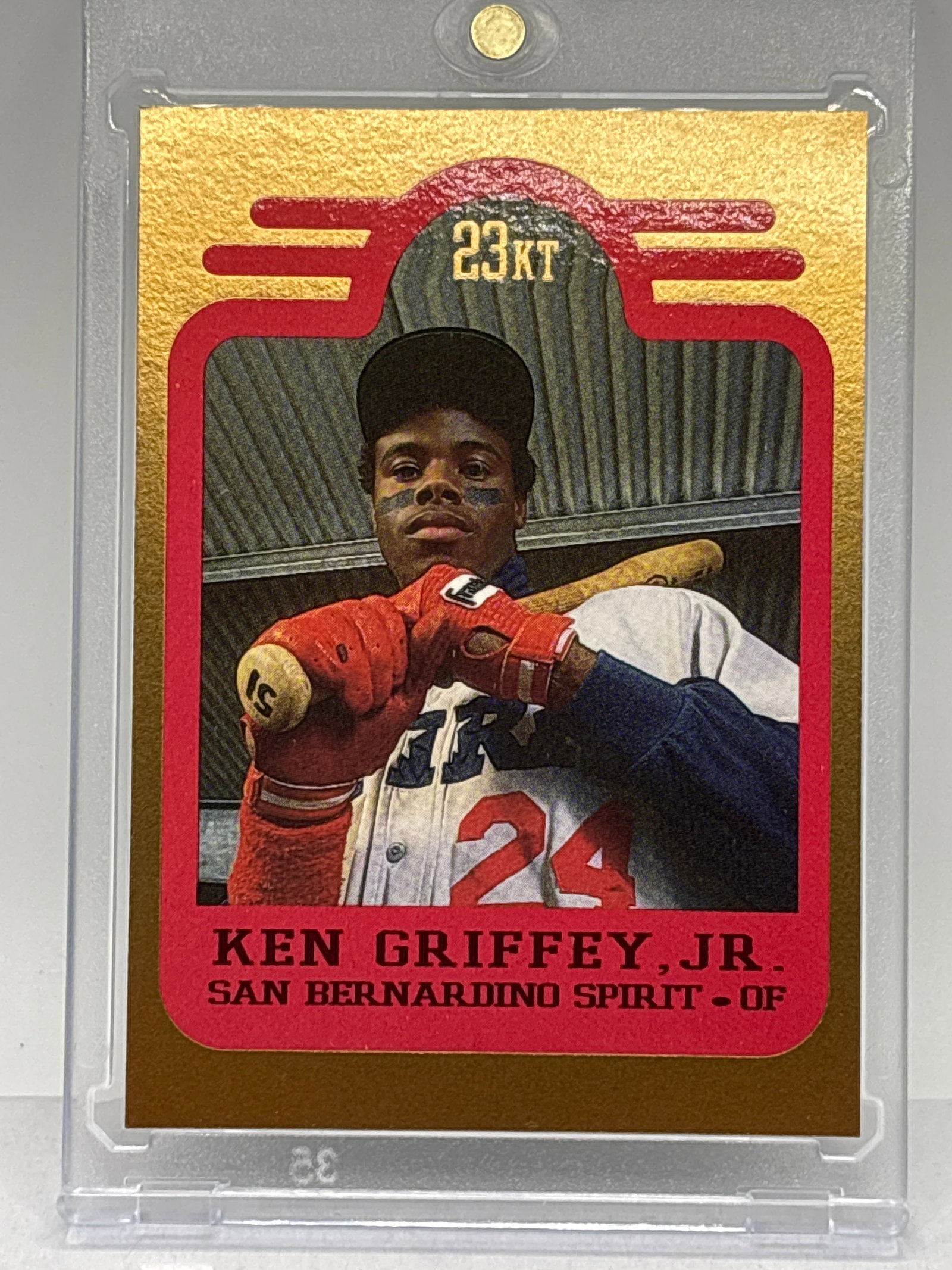 LIMITED EDITION 1991 BLEACHERS 3 OF 3 23KT KEN GRIFFEY JR SERIAL# 4419 OF 10,000: LIMITED EDITION 1991 BLEACHERS 3 OF 3 23KT KEN GRIFFEY JR SERIAL# 4419 OF 10,000