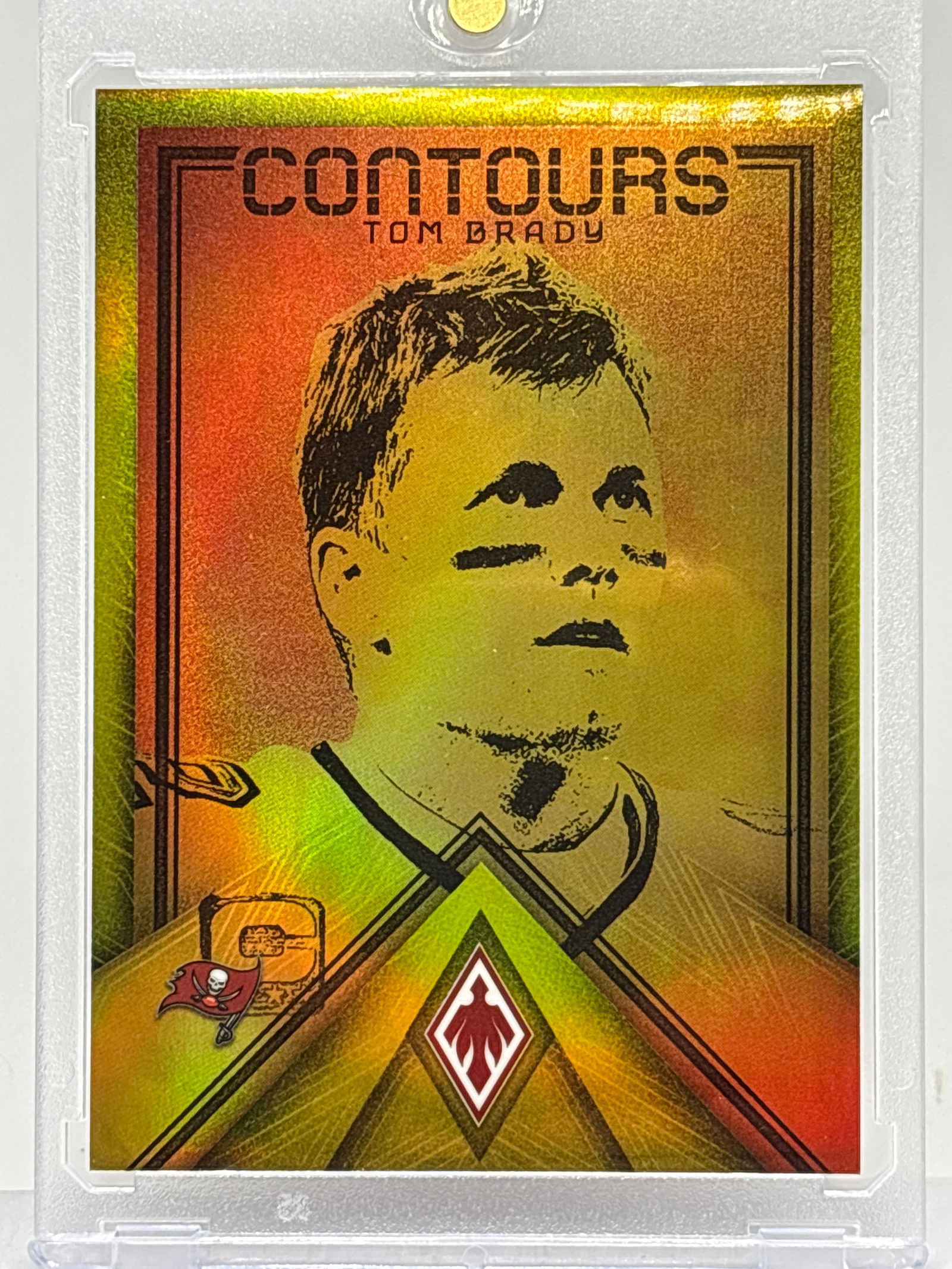 12/75!! 2022 PANINI PHOENIX TOM BRADY GOLD CONTOURS SP (1 of 4)