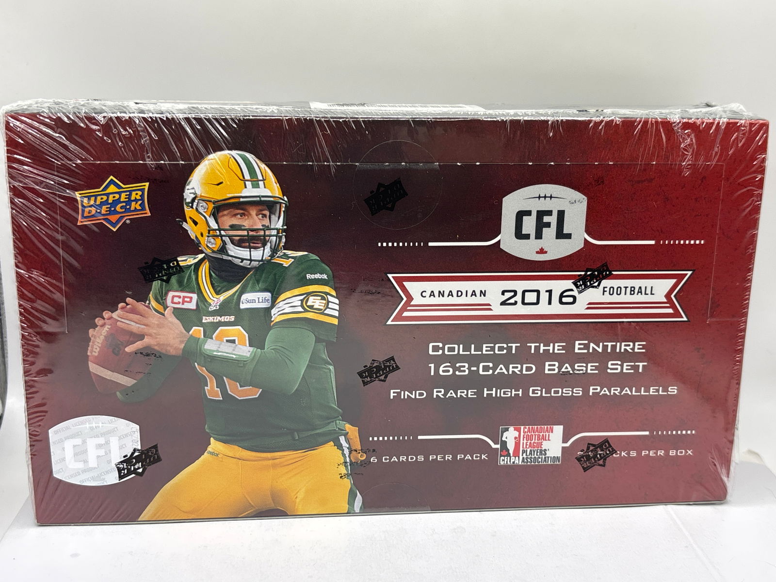 FACTORY SEALED 2016 CFL CANADIAN FOOTBALL BOX W RARE HIGH GLOSS CARDS (1 of 3)