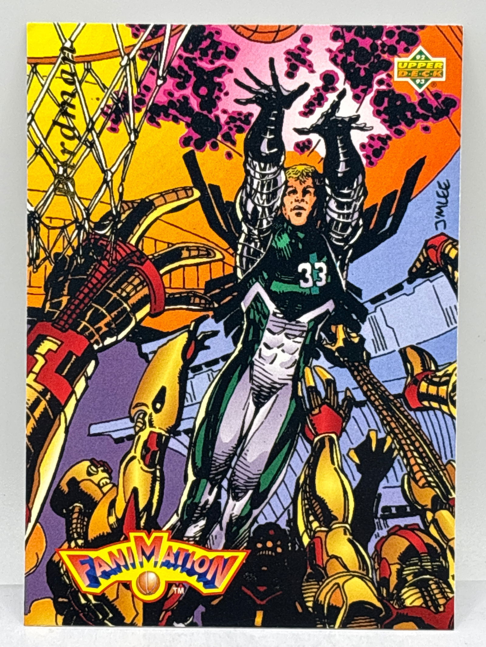 1993 UPPER DECK LARRY BIRD BIRDMAN FANIMATION (1 of 2)