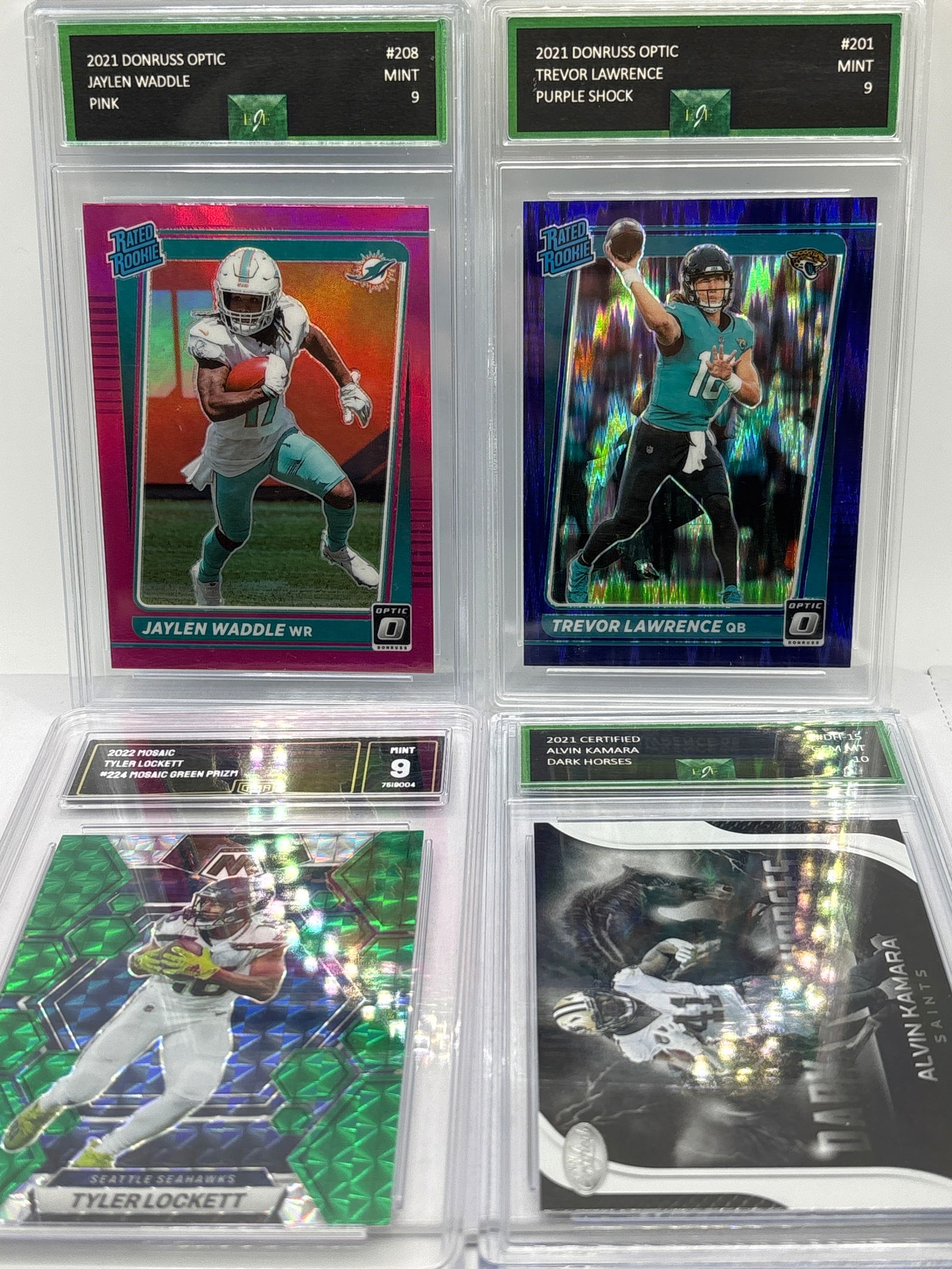 4 CARD NFL SUPERSTAR SLAB LOT (1 of 5)