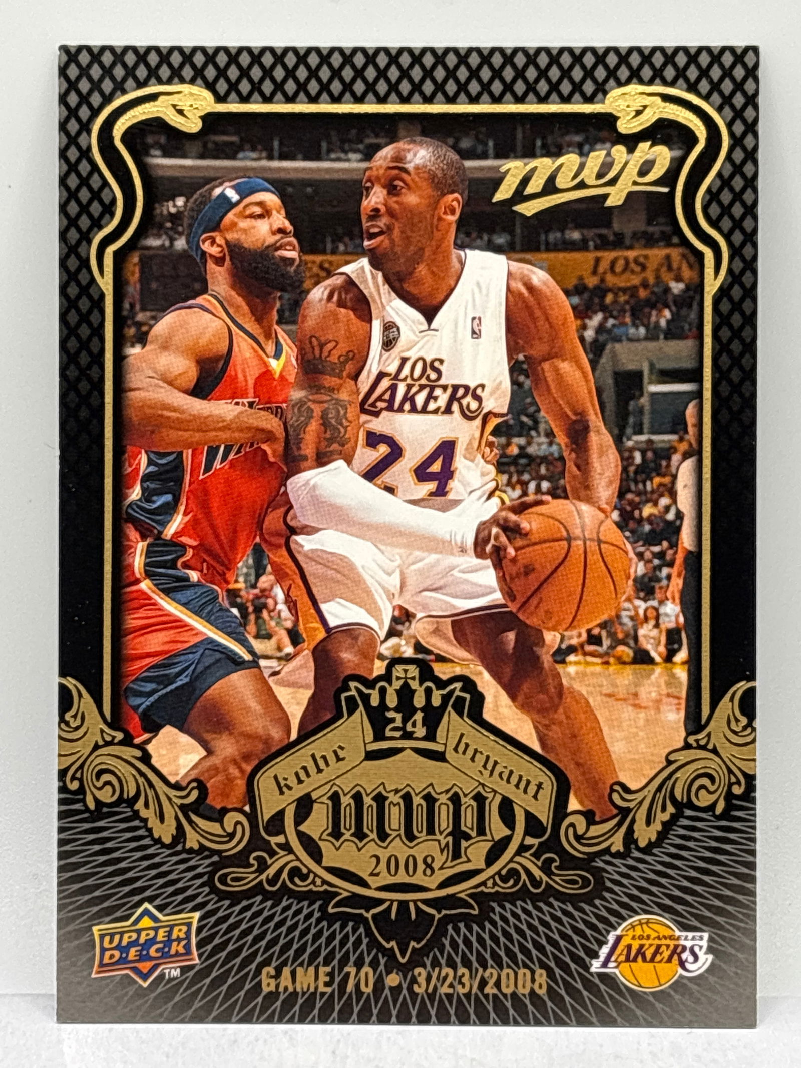 2008-09 UPPER DECK MVP KOBE BRYANT INSERT (1 of 2)