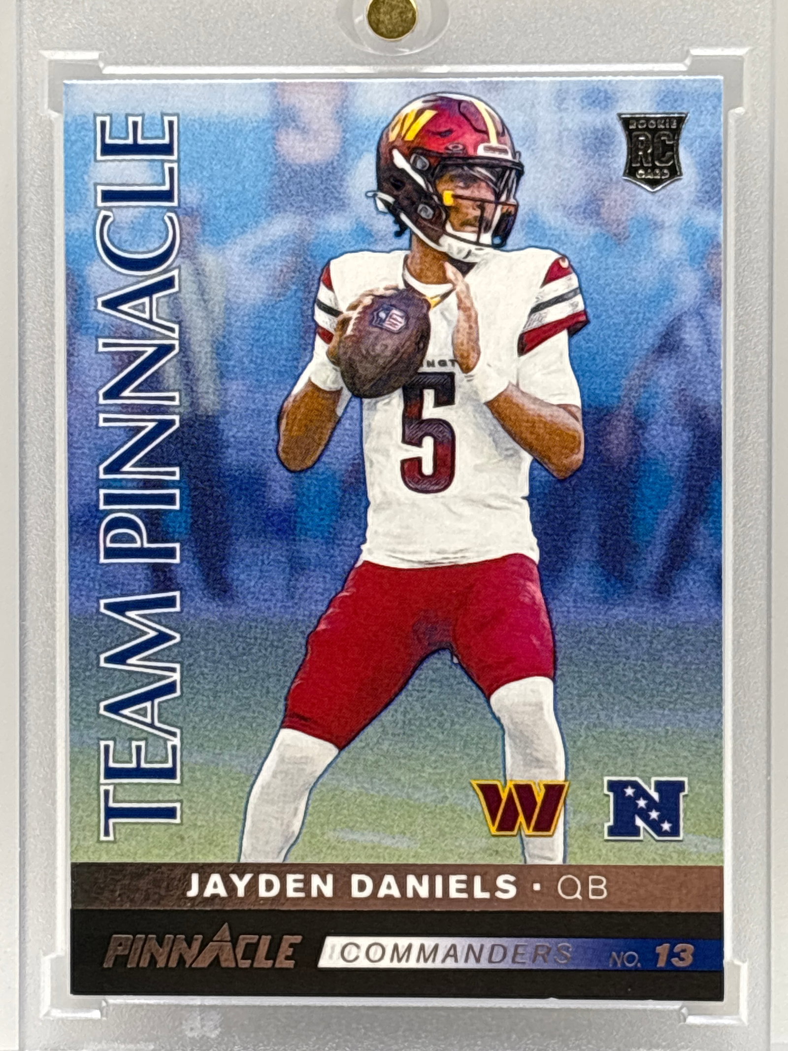 2024 PANINI ENCORE TEAM PINNACLE JAYDEN DANIELS & JOE MILTON ROOKIE CARD: 2024 PANINI ENCORE TEAM PINNACLE JAYDEN DANIELS & JOE MILTON ROOKIE CARD