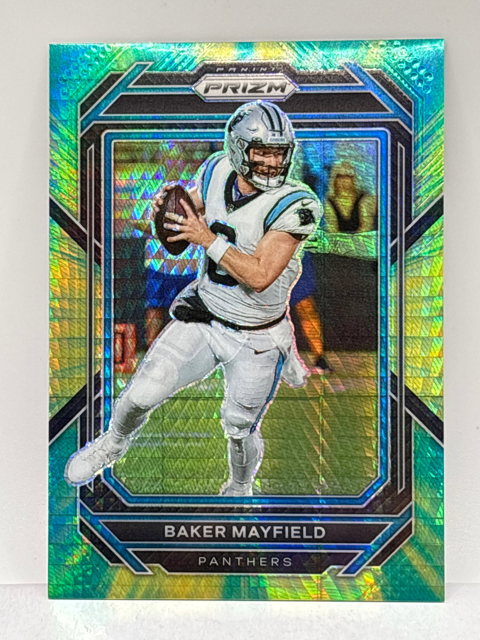 21/175!! 2022 PANINI PRIZM BAKER MAYFIELD HYPER PRIZM HOLO: 21/175!! 2022 PANINI PRIZM BAKER MAYFIELD HYPER PRIZM HOLO