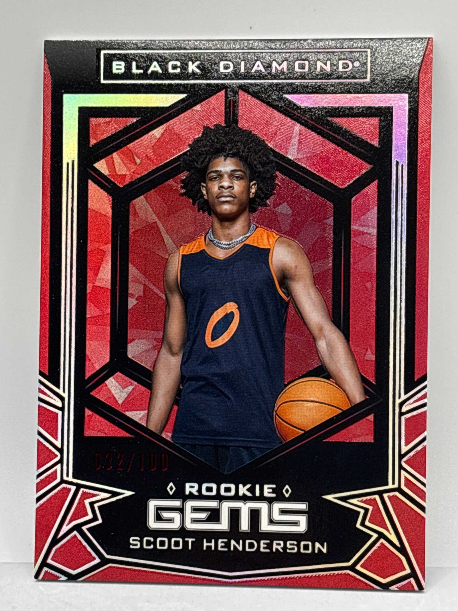 32/100!! 2023 UPPER DECK BLACK DIAMOND SCOOT HENDERSON ROOKIE GEMS (1 of 4)