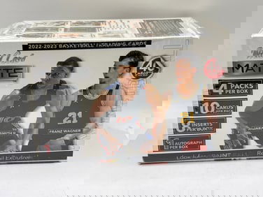 FACTORY SEALED 2022-23 WC MATTE BASKETBALL BOX W/ 1 AUTO & 8 INSERTS