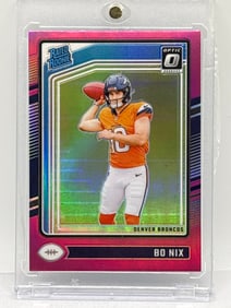 2024 PANINI DONRUSS OPTIC BO NIX RATED ROOKIE PINK PRIZM HOLO RC